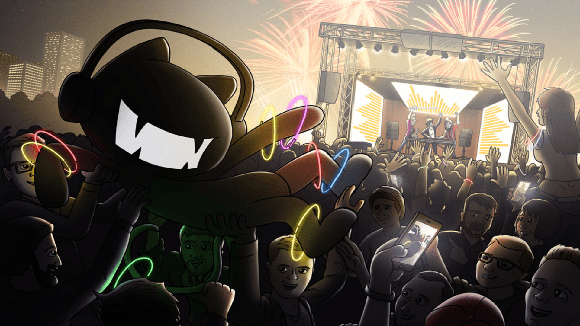 1920x1080 Monstercat Wallpaper