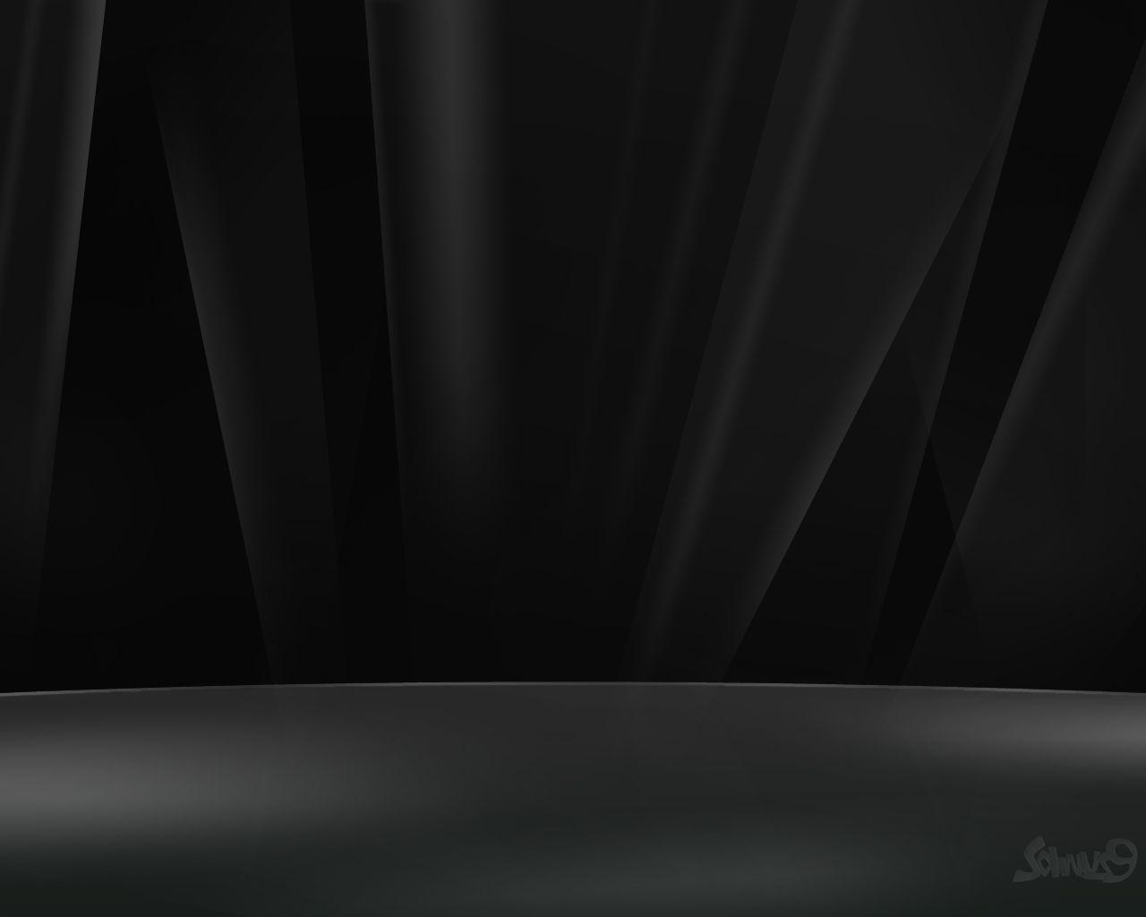1280x1024 Glossy Black Wallpaper