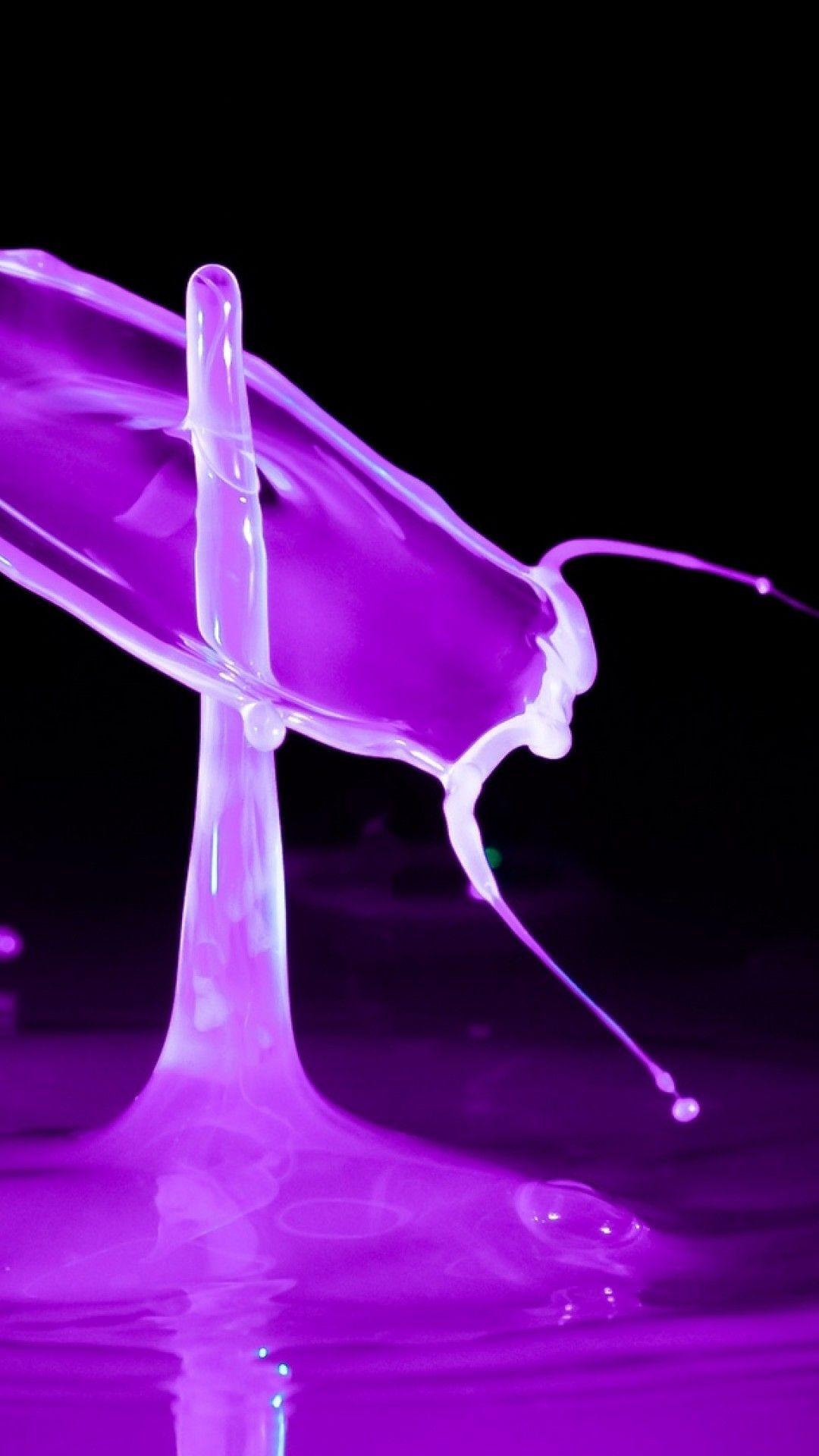 Purple Liquid Wallpaper