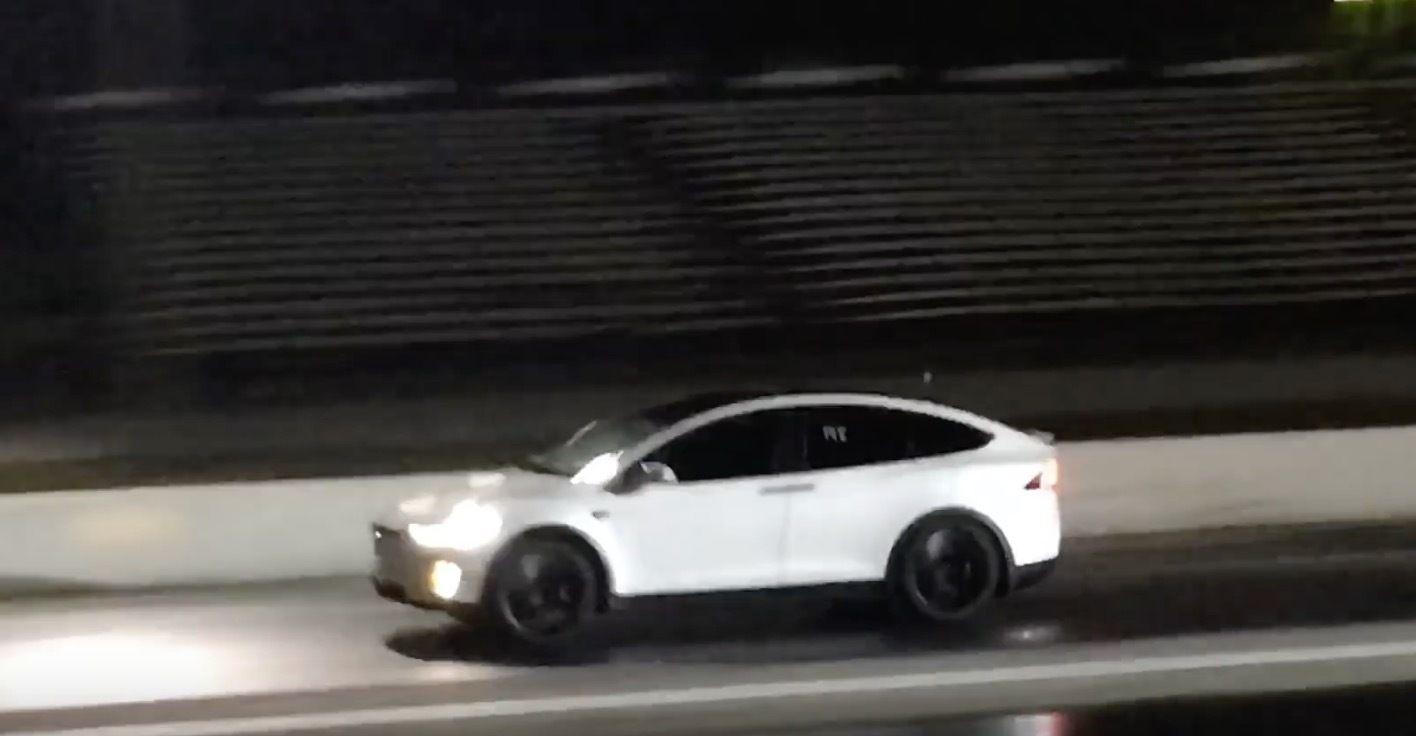 1416x736 White Tesla Model X P100D Ludicrous Picture, Mods, Upgrades, Wallpaper