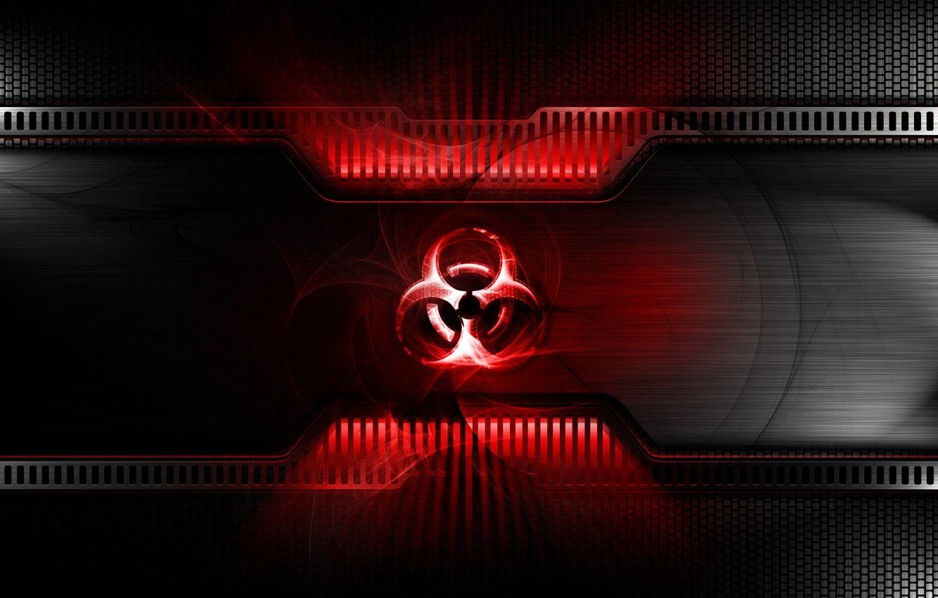 1332x850 Wallpaper metal, biohazard, sign, powerplant image for desktop, section абстракции