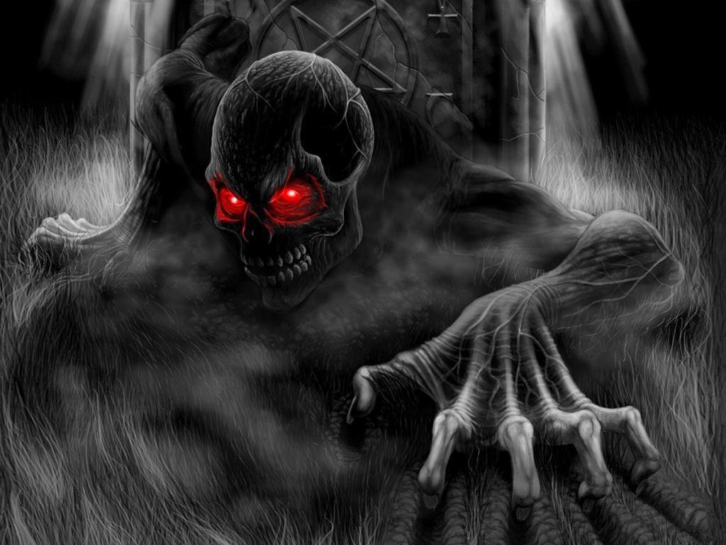 1024x768 Horror Ghost HD Wallpaper
