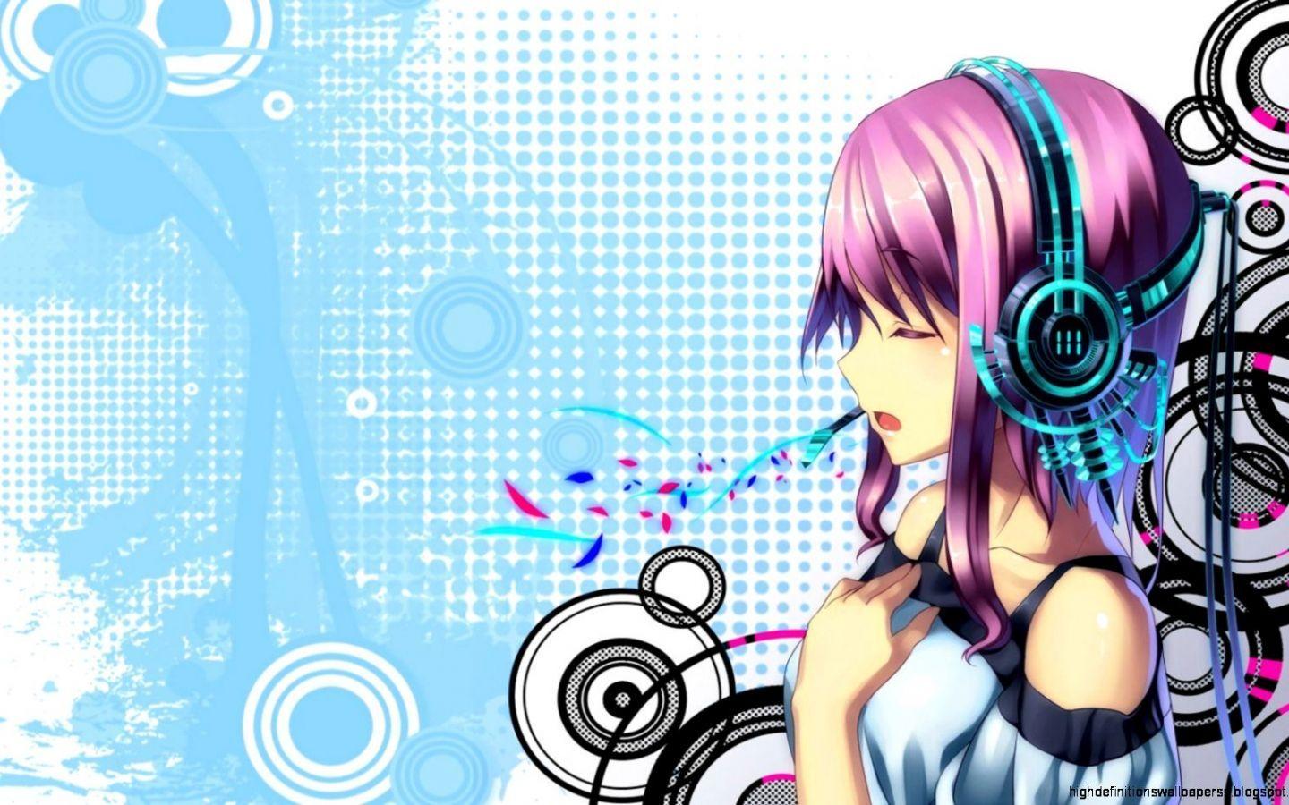 Anime Girl Wallpaper Music gambar ke 7