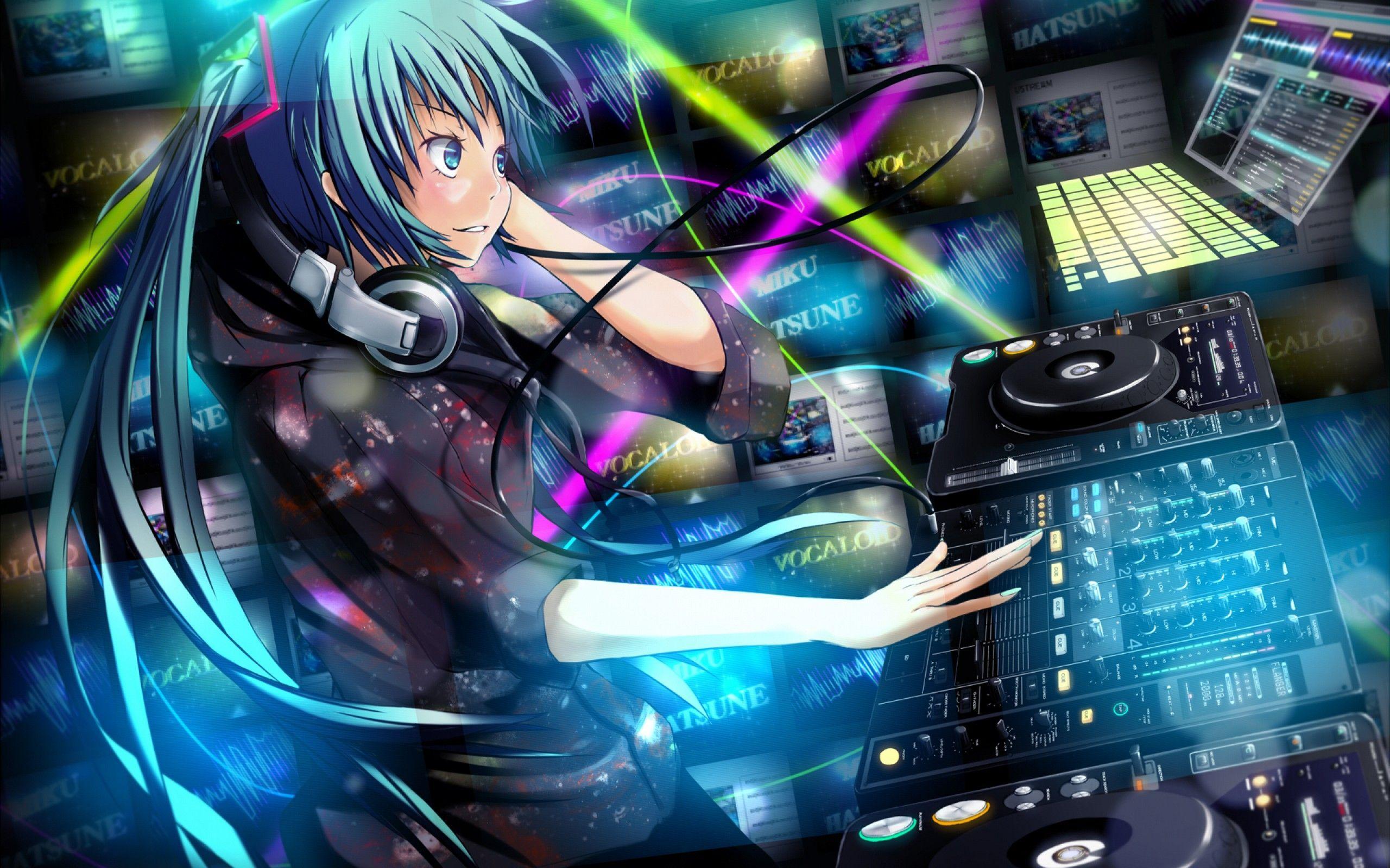 2560x1600 Nightcore songs. Anime, Hatsune miku, Anime music