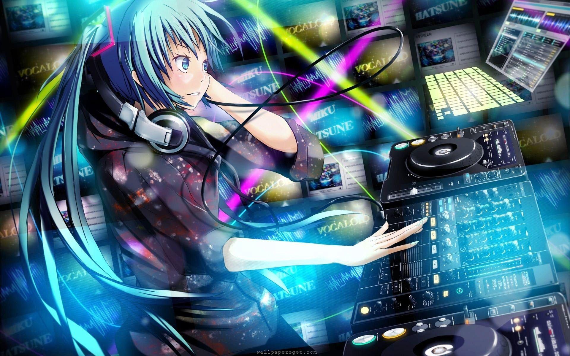 1920x1200 Anime Music Wallpaper HD