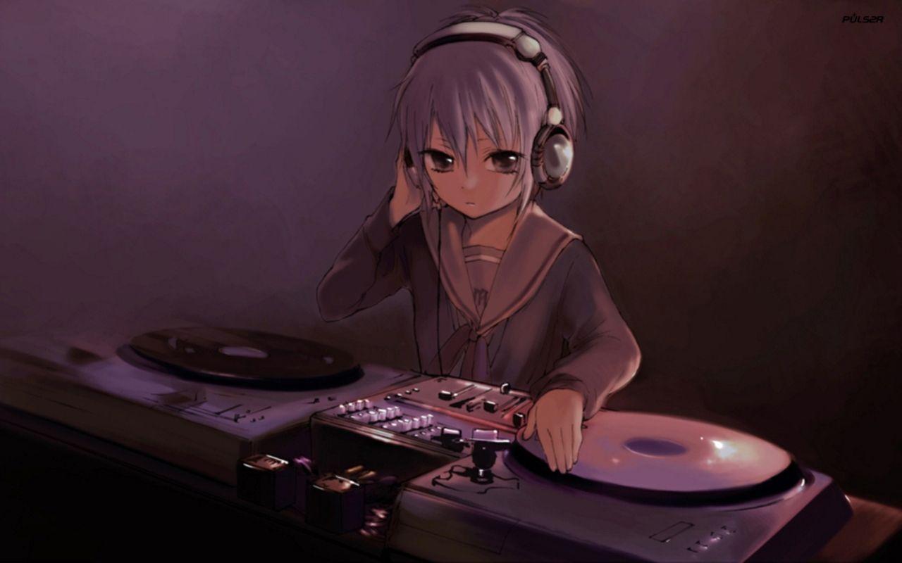 1280x800 Anime DJ Wallpaper