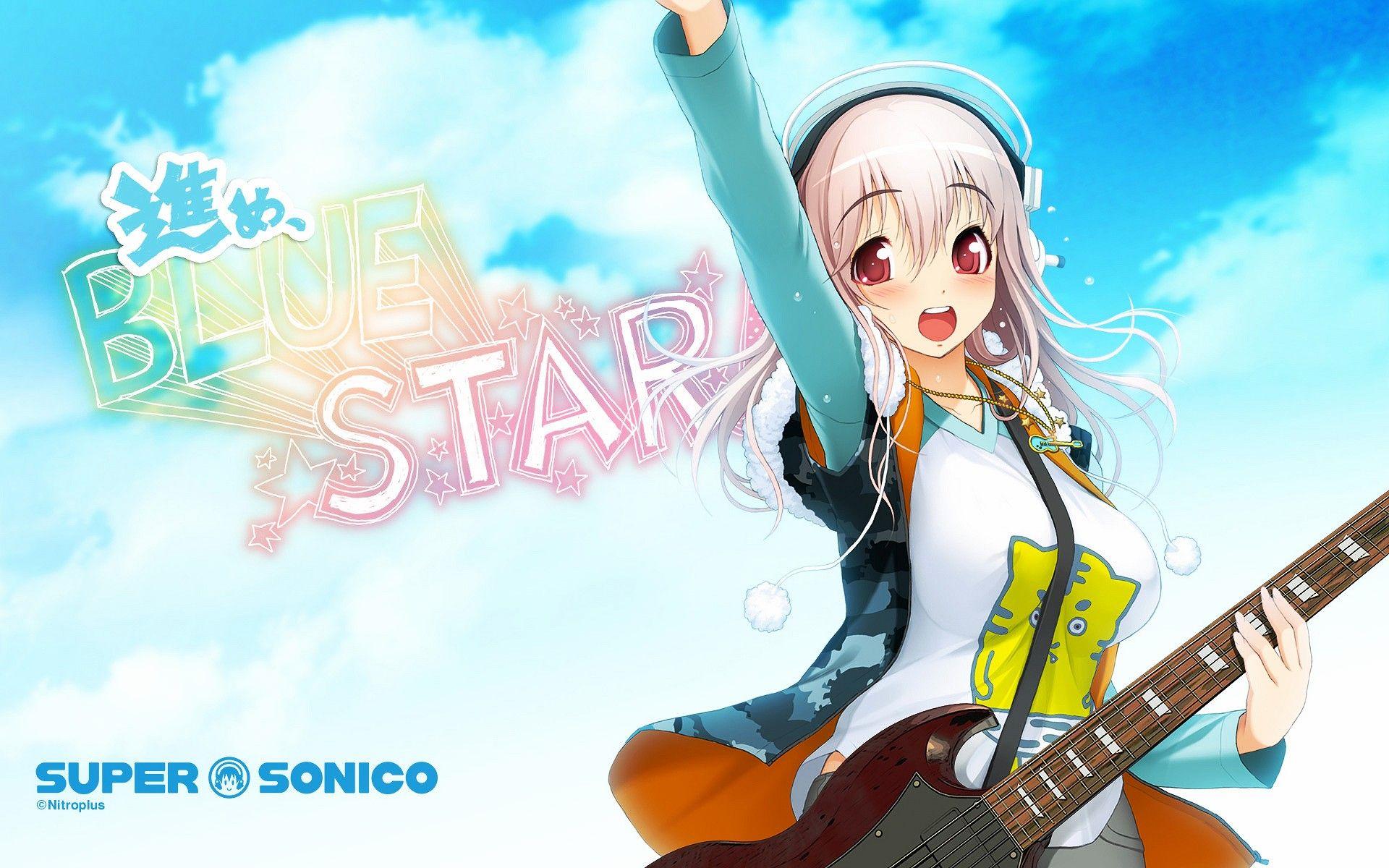 1920x1200 Anime Music Girl Best Wallpaper 21388