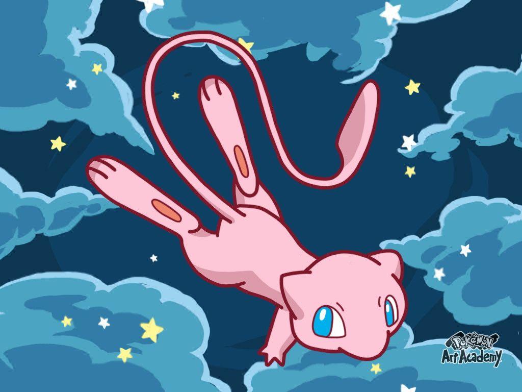 1024x768 Mew Pokemon Wallpaper Art Academy Mew