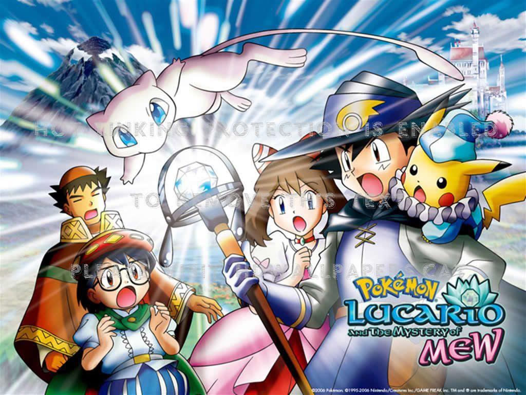 1024x768 pokemon ash pikachu max may mew brock anime
