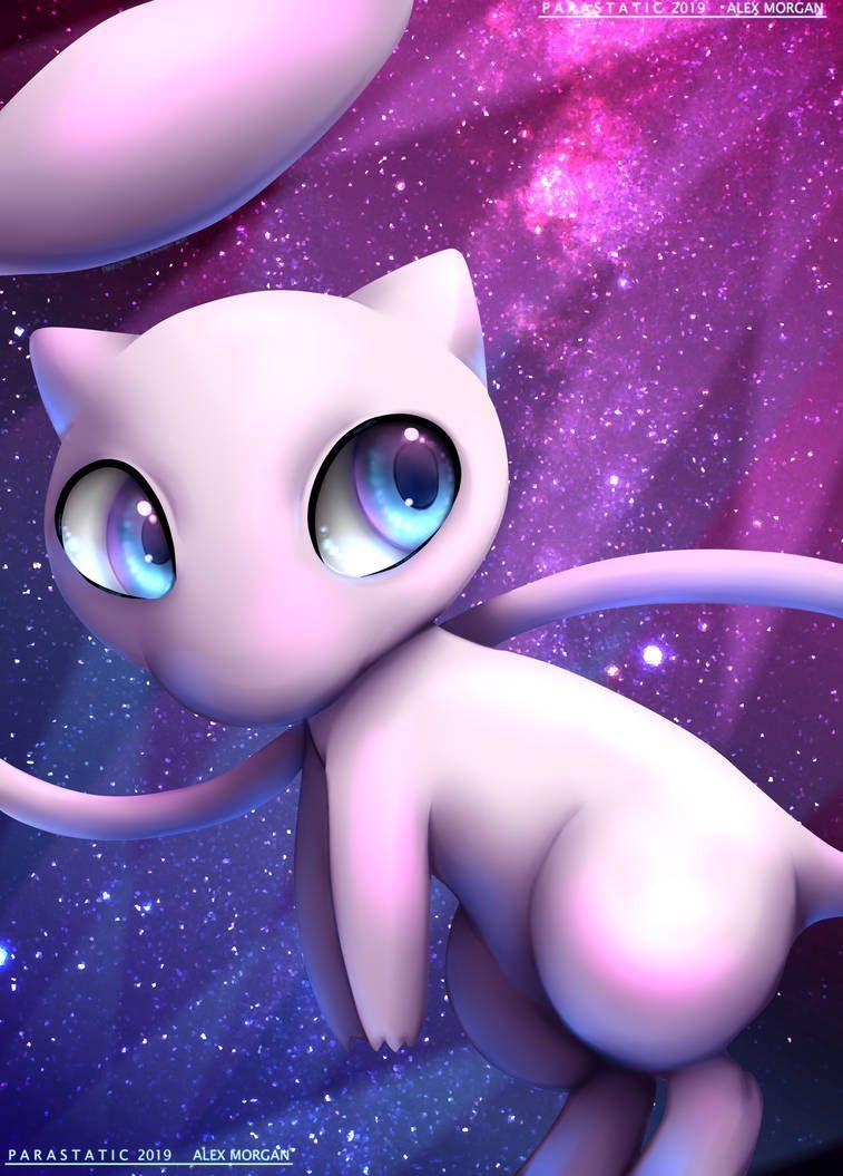 757x1055 Mew (Inktober Touch Up) By Parastatic. Pokemon Mew, Pokemon Mewtwo, Mew And Mewtwo