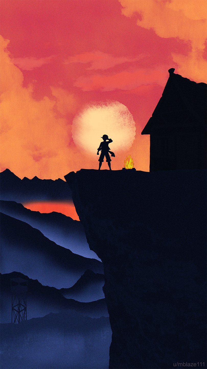 810x1440 Monkey D. Luffy, mobile wallpaper, by me. Hope you guys like it