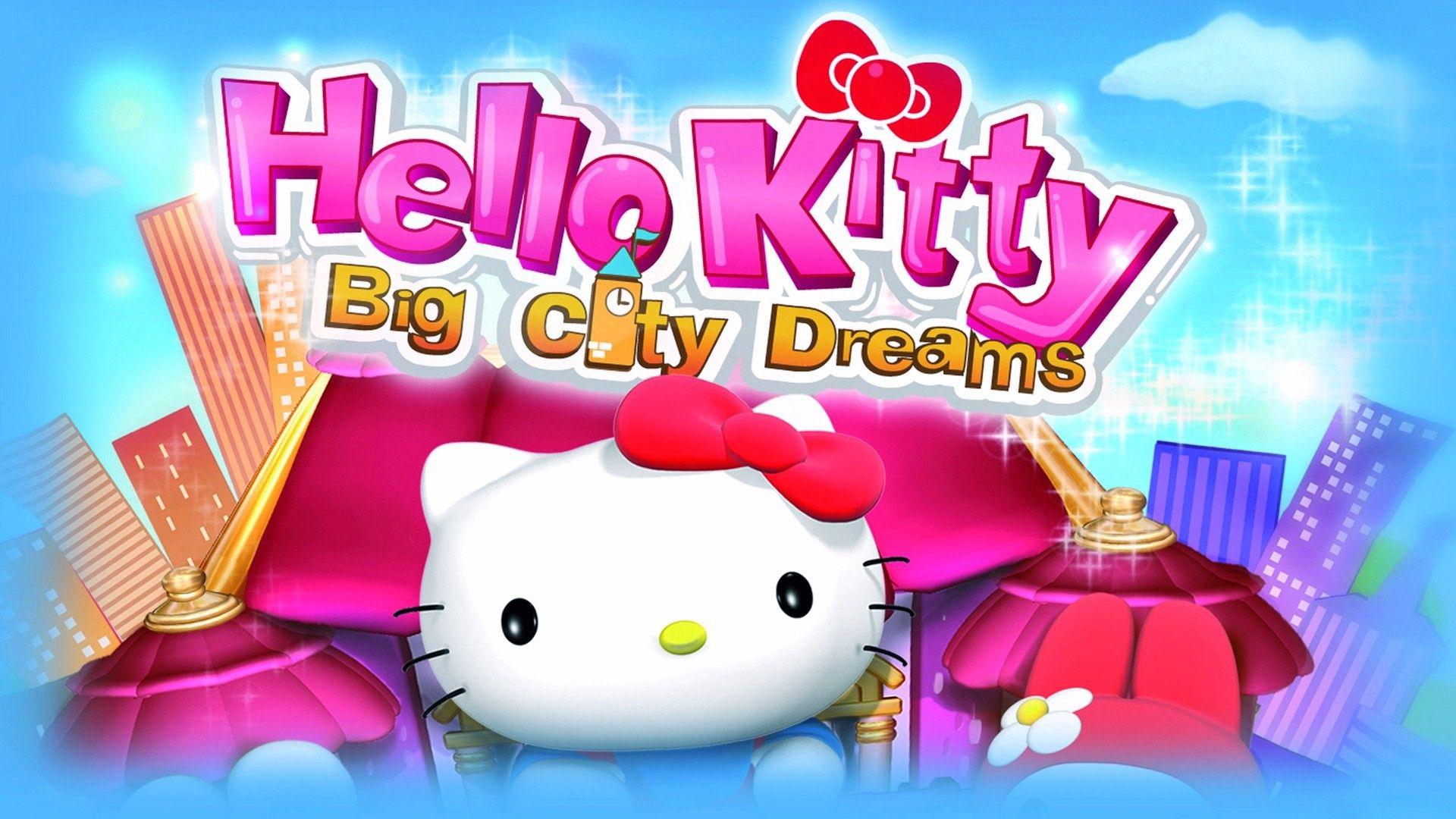 1920x1080 Free Hello Kitty HD Background Download High Definiton Wallpaper Desktop Image Windows 10 Background Colourful Free Quality Image Cool Best 1920x1080