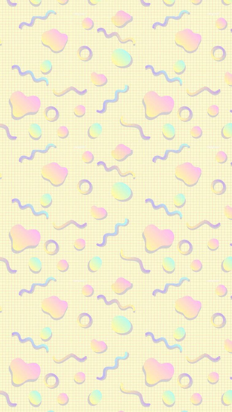 757x1345 80s 90s. Pastel iphone wallpaper, Wallpaper background, Lovely print