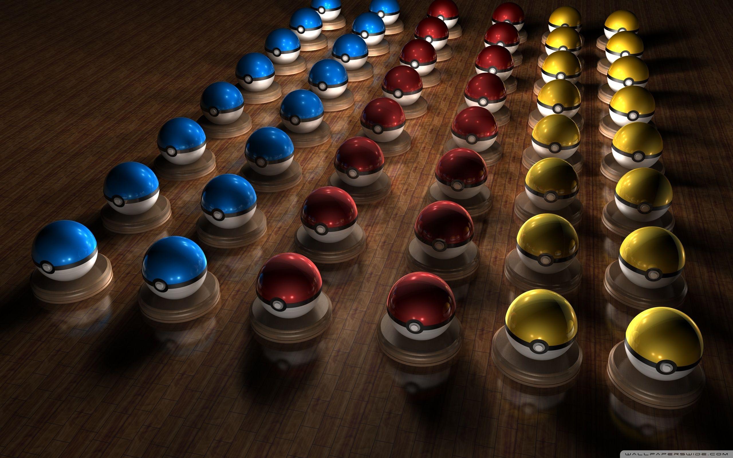 2560x1600 Pokemon Balls ❤ 4K HD Desktop Wallpaper for 4K Ultra HD TV • Tablet