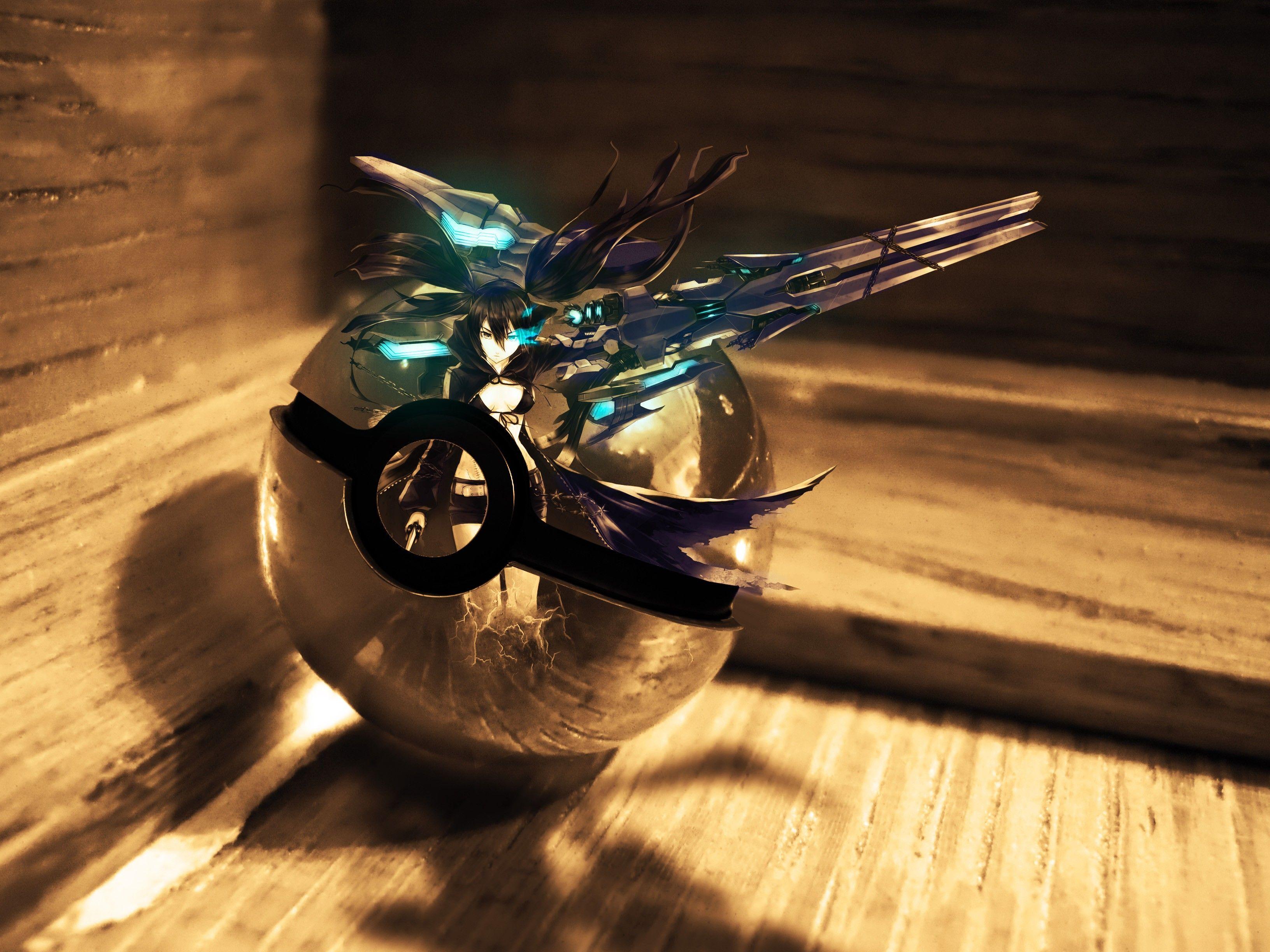 3264x2448 Pokemon video games black rock shooter poke balls anime manga