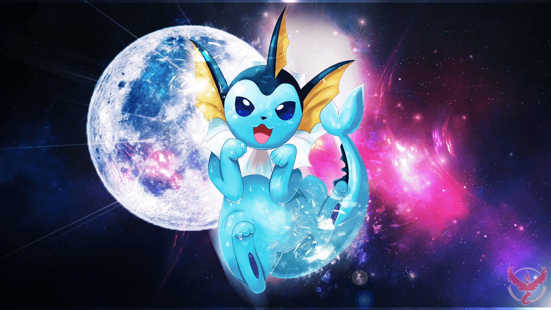 1920x1080 Vaporeon HD Wallpaper