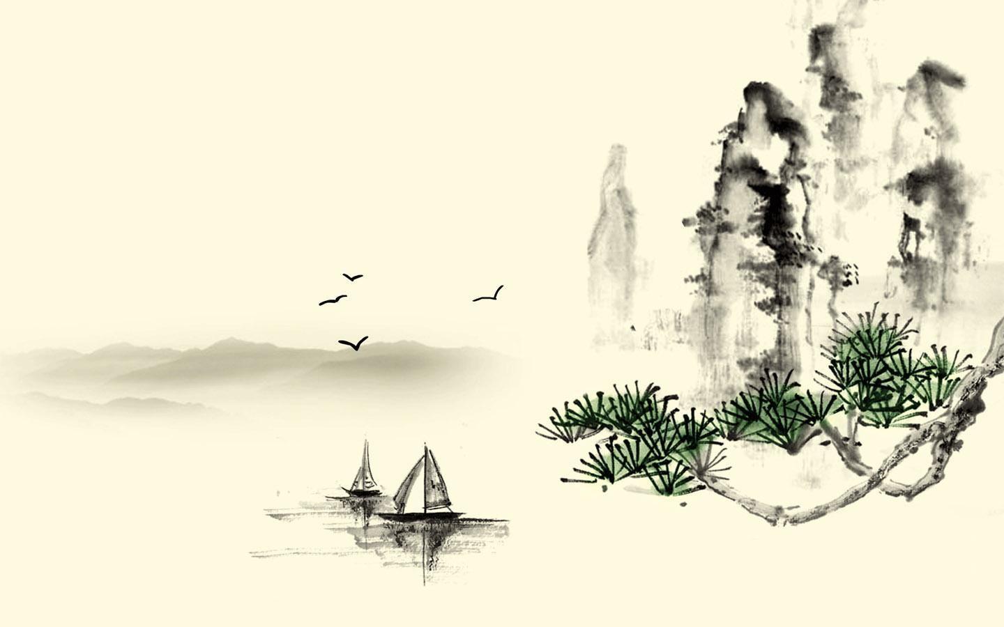 1440x900 Chinese Artwork Wallpaper
