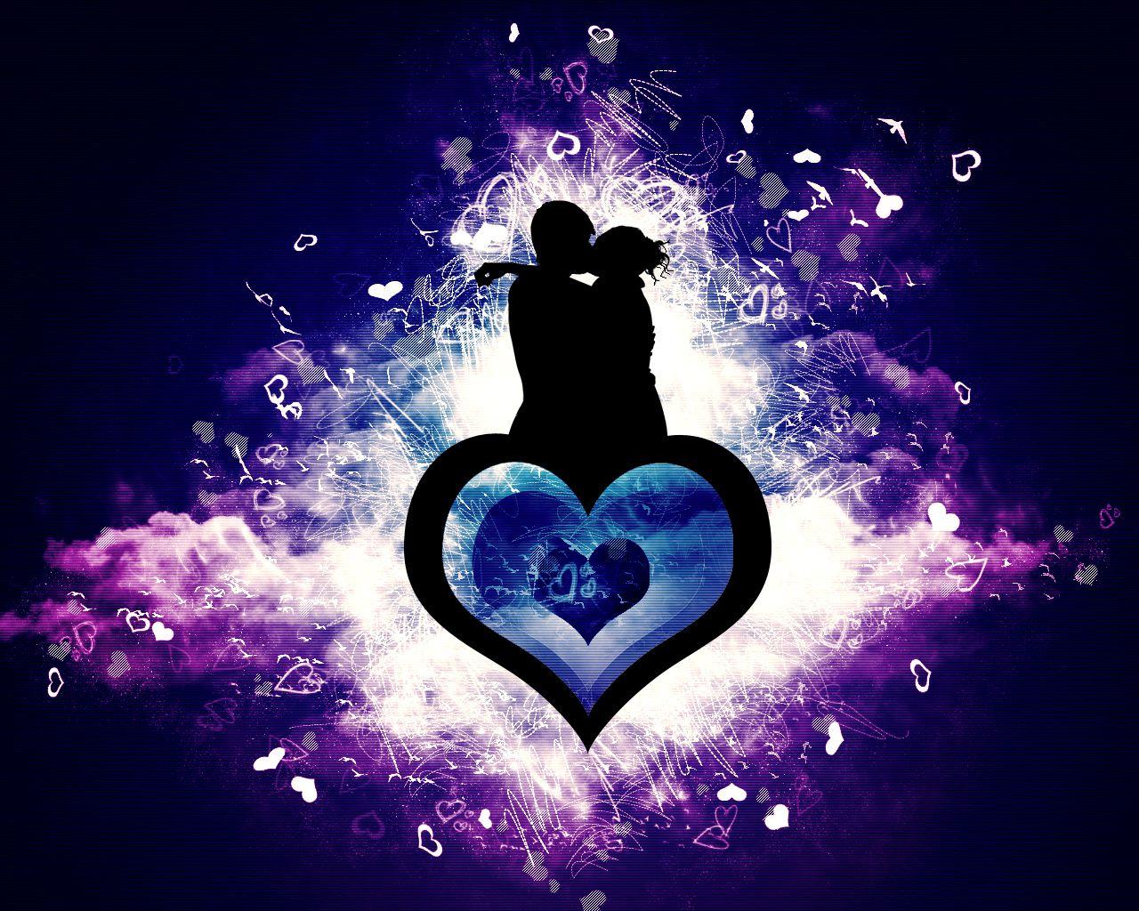 1280x1024 3D Love Picture Wallpaper
