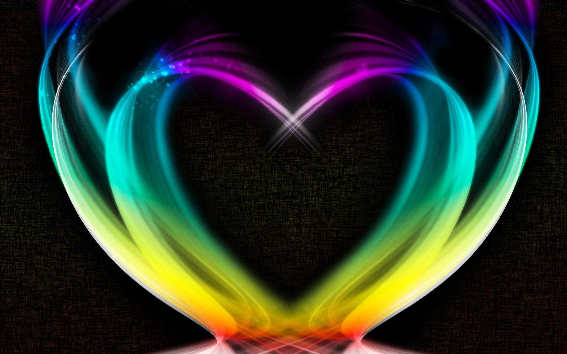 1920x1200 Abstraction in the form of hearts wallpaper and image, picture, photo