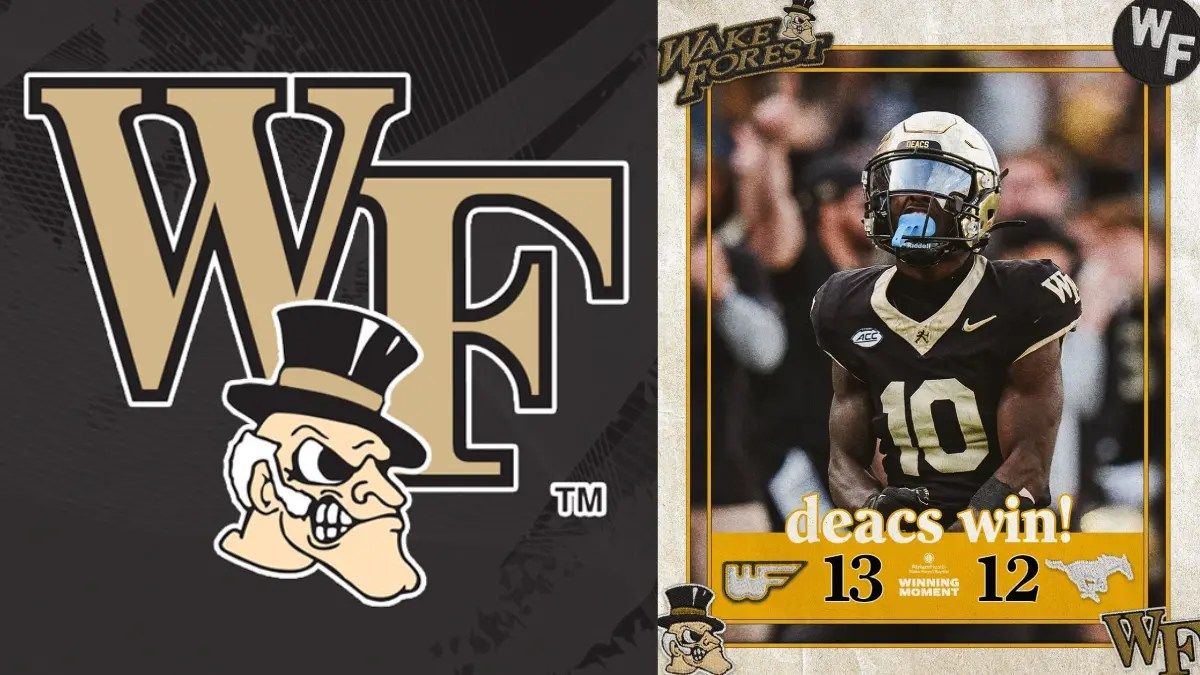 1200x675 Wake Forest Stuns SMU 13 12 On Calvert's 50 Yard Field Goal As Time Expires
