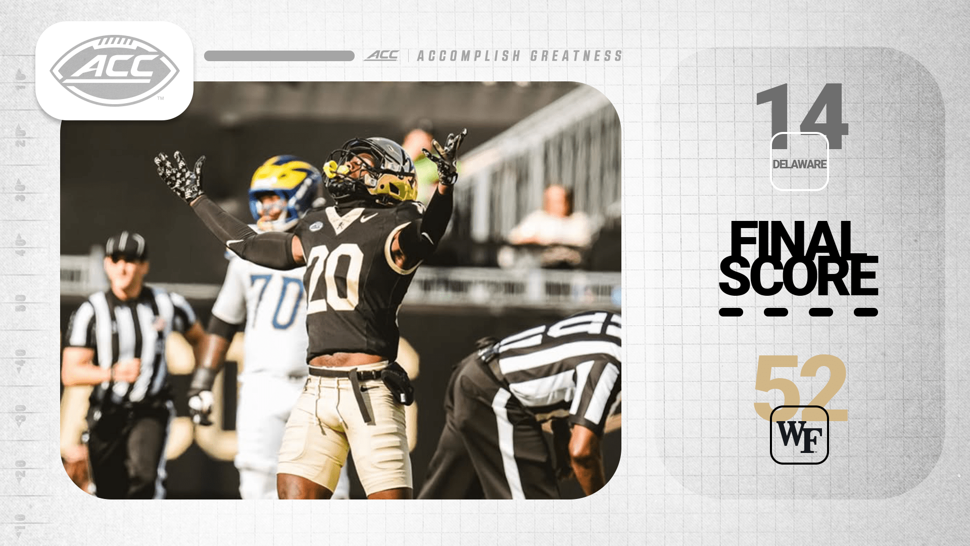 1920x1080 Ashford Throws For Three TDs As Wake Forest Whips Delaware 52 14 Coast Conference