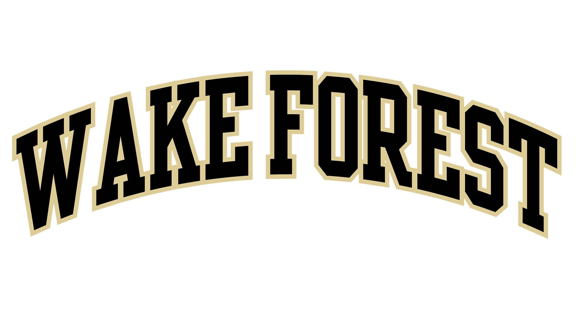 1920x1080 Download Wake Forest University Logo White Wallpaper