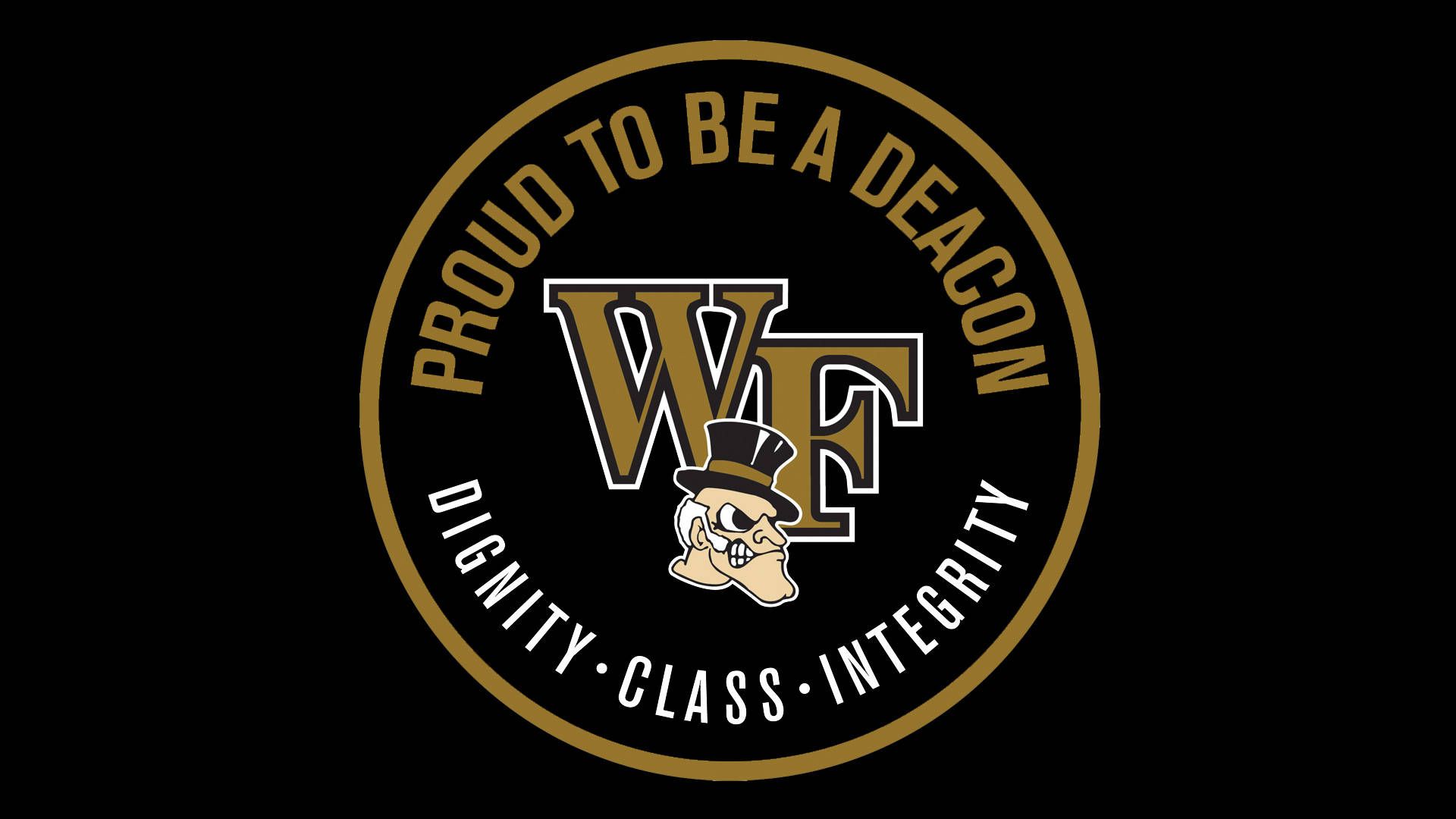 1920x1080 Download Wake Forest University Awesome Logo Wallpaper