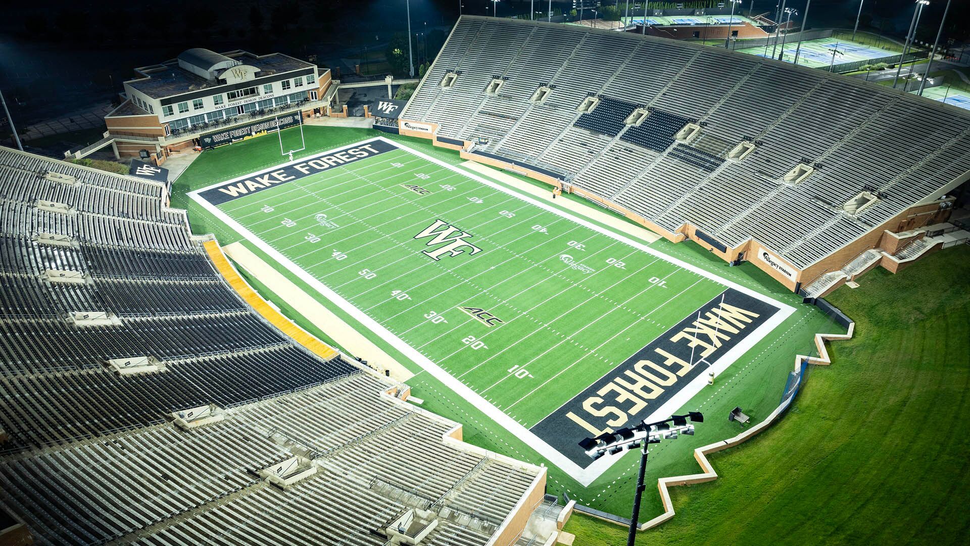 1920x1080 Wake Forest University Football & Tennis. Musco Sports Lighting