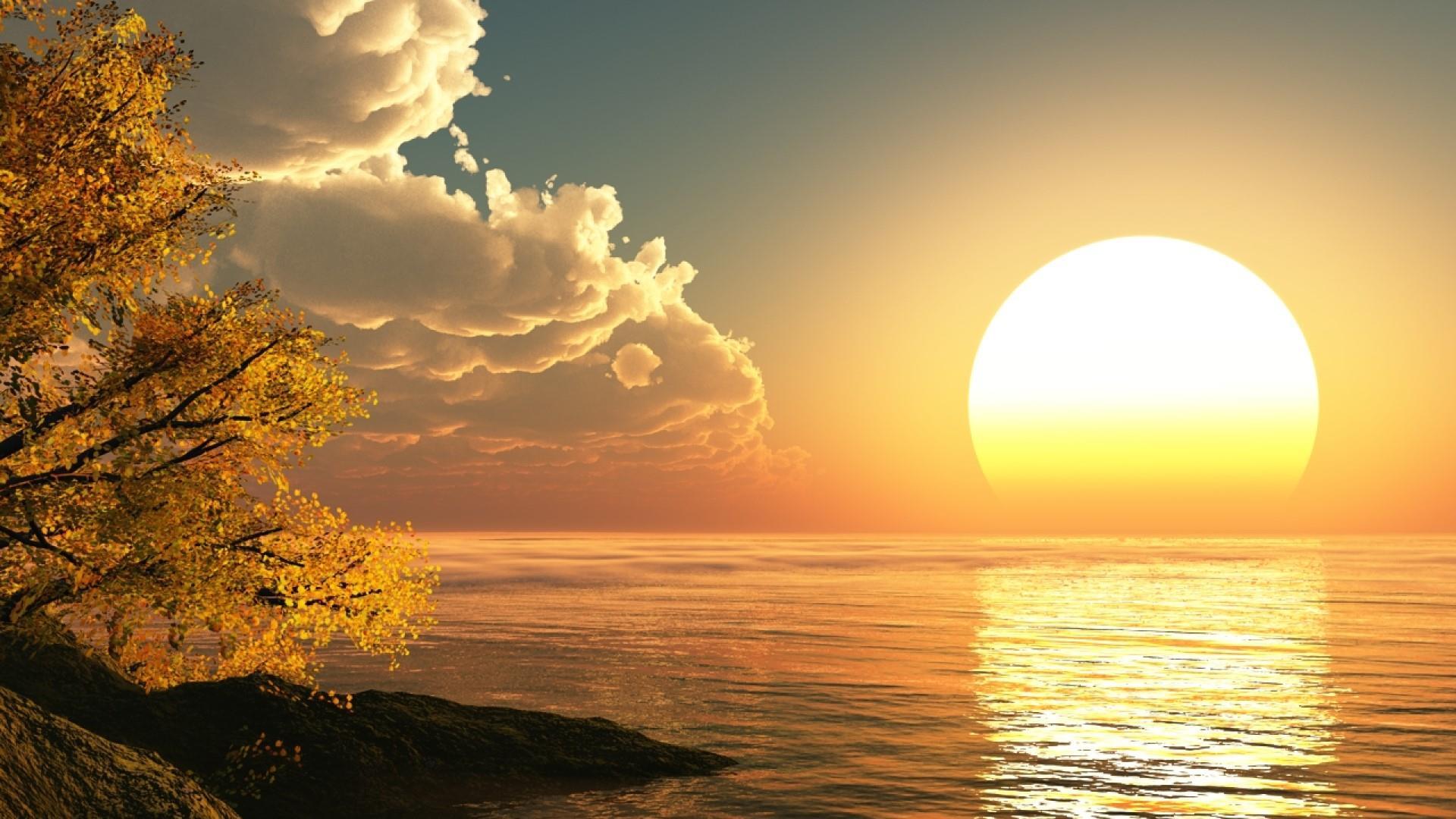 1920x1080 Autumn Sunset Wallpaper. Wallpaper Studio 10. Tens of thousands HD