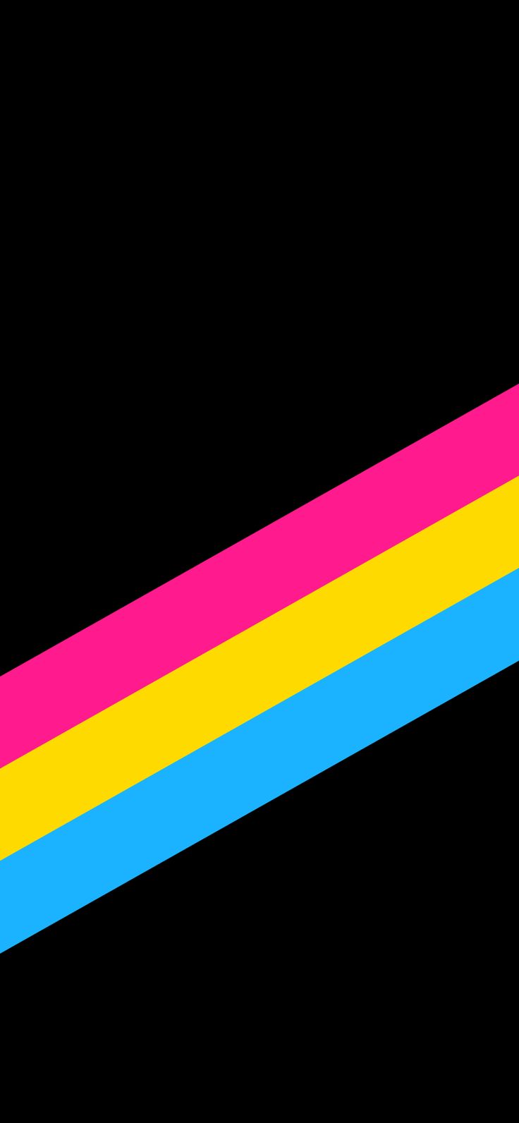 736x1592 Pan wallpaper, lgbt, flag, pansexual, aesthetic