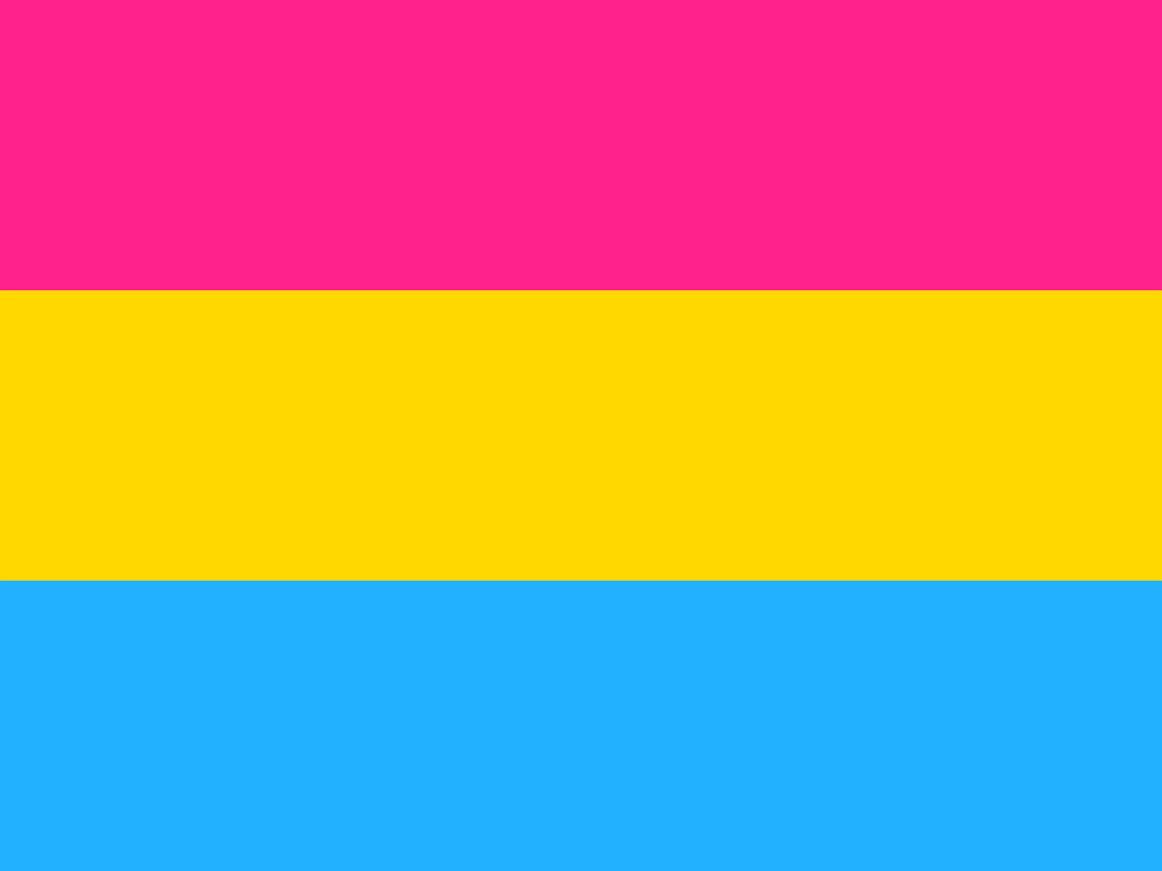 1280x960 Flag pansexuality, pansexual, pride flag, symbol, three equal horizontal bands