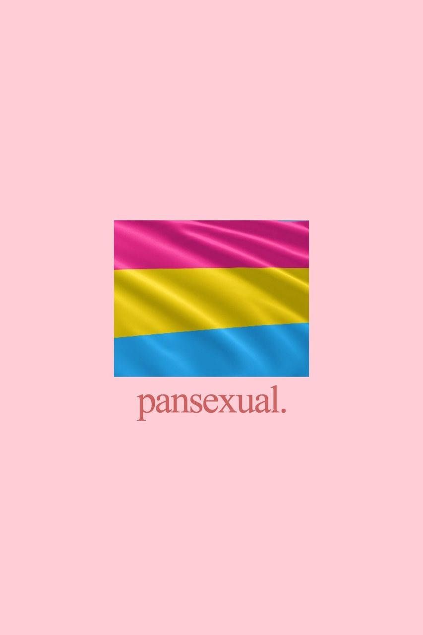 853x1280 Download Pansexual Flag Pink Background Wallpaper