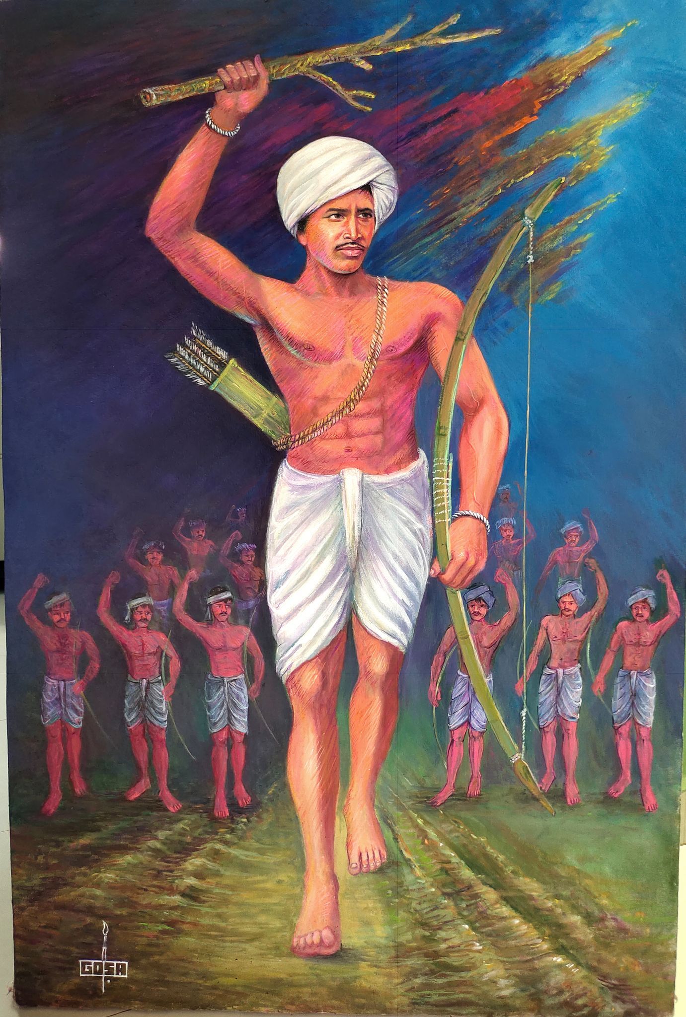 1381x2048 Tribal Hero Birsa Munda