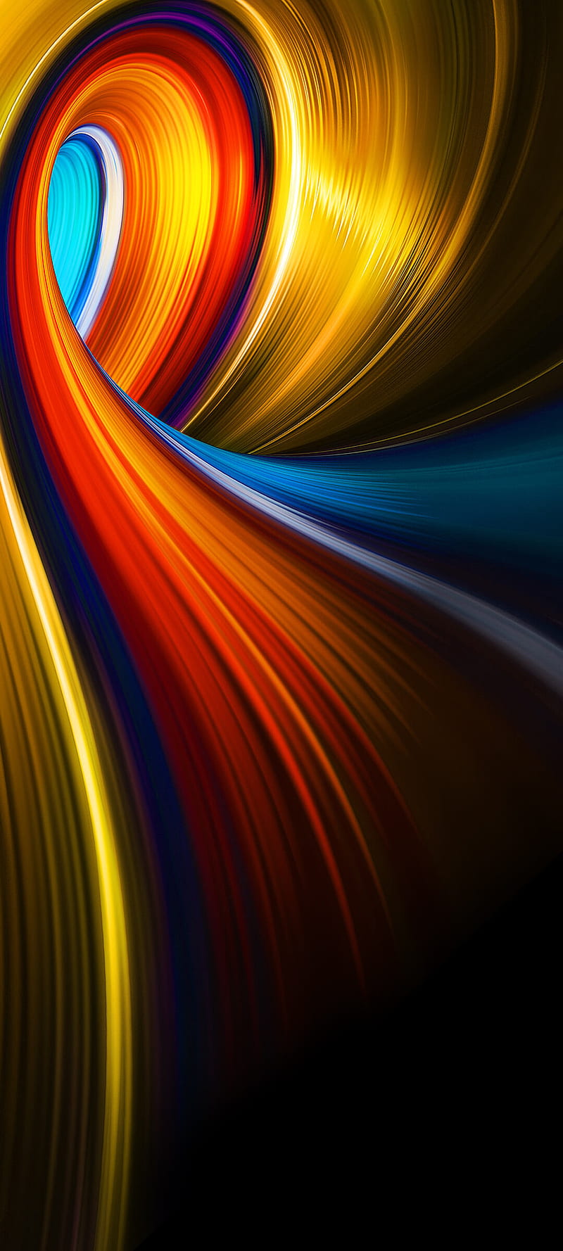 800x1778 Poco GT, orange, magenta, HD phone wallpaper