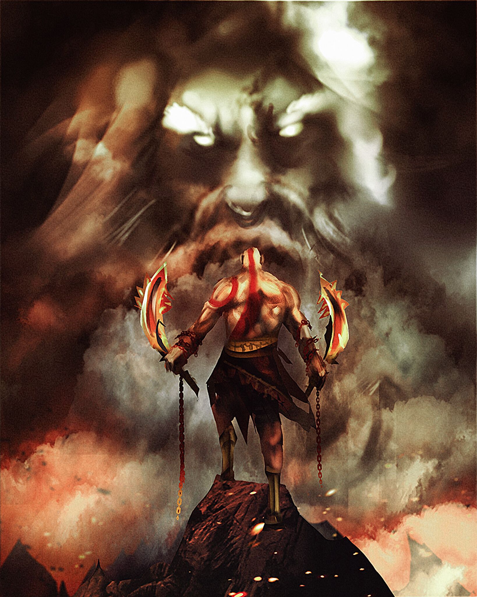 1638x2048 Anthony Catillaz vs Zeus GOD OF WAR
