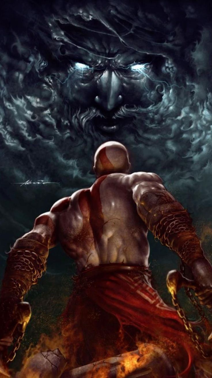 736x1308 Kratos vs Zeus en 2022