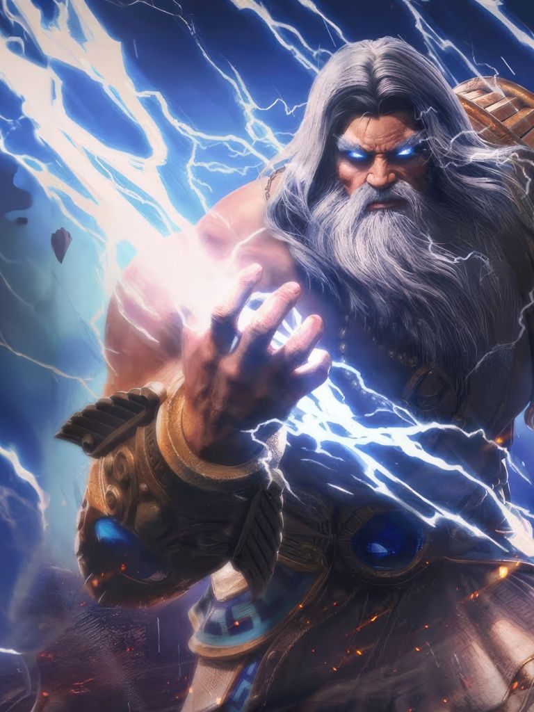 768x1024 Smite 2 Wallpaper 4K, Zeus, 2024 Games