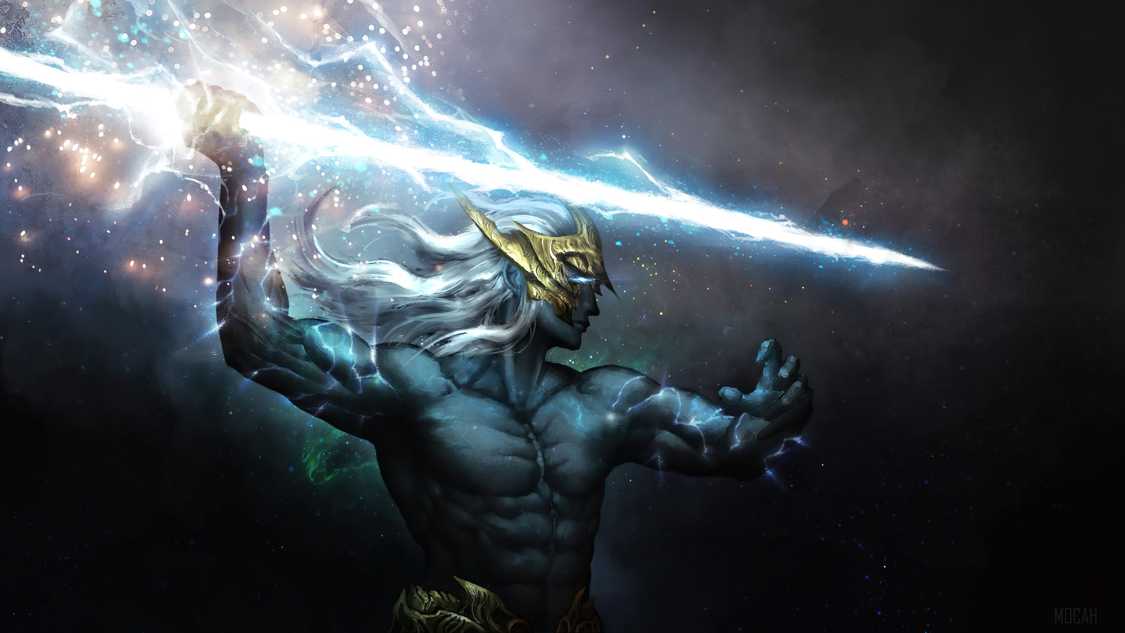 3840x2160 God Zeus Wallpaper