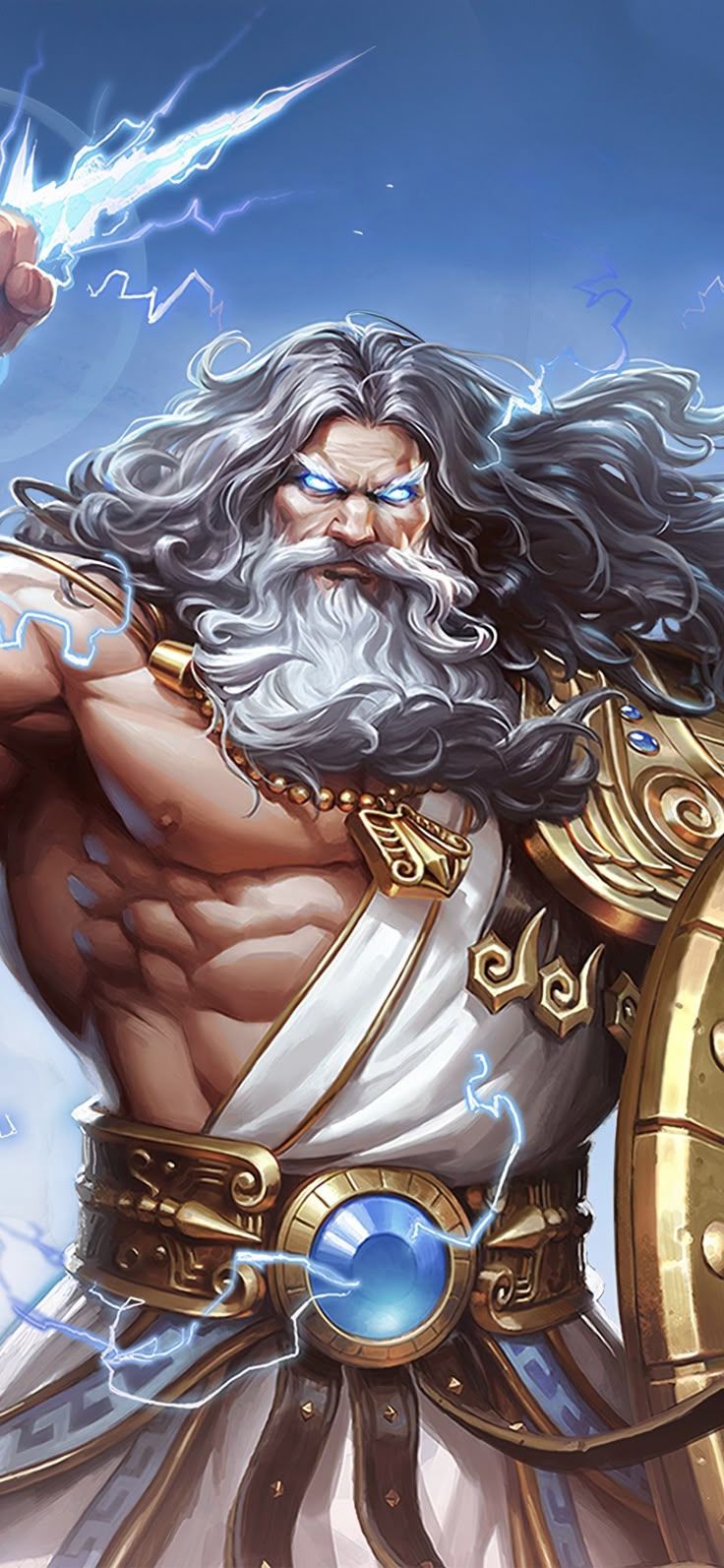736x1593 Wallpaper zeus. Mythical wallpaper greek mythology, Greek god creatures, God of war