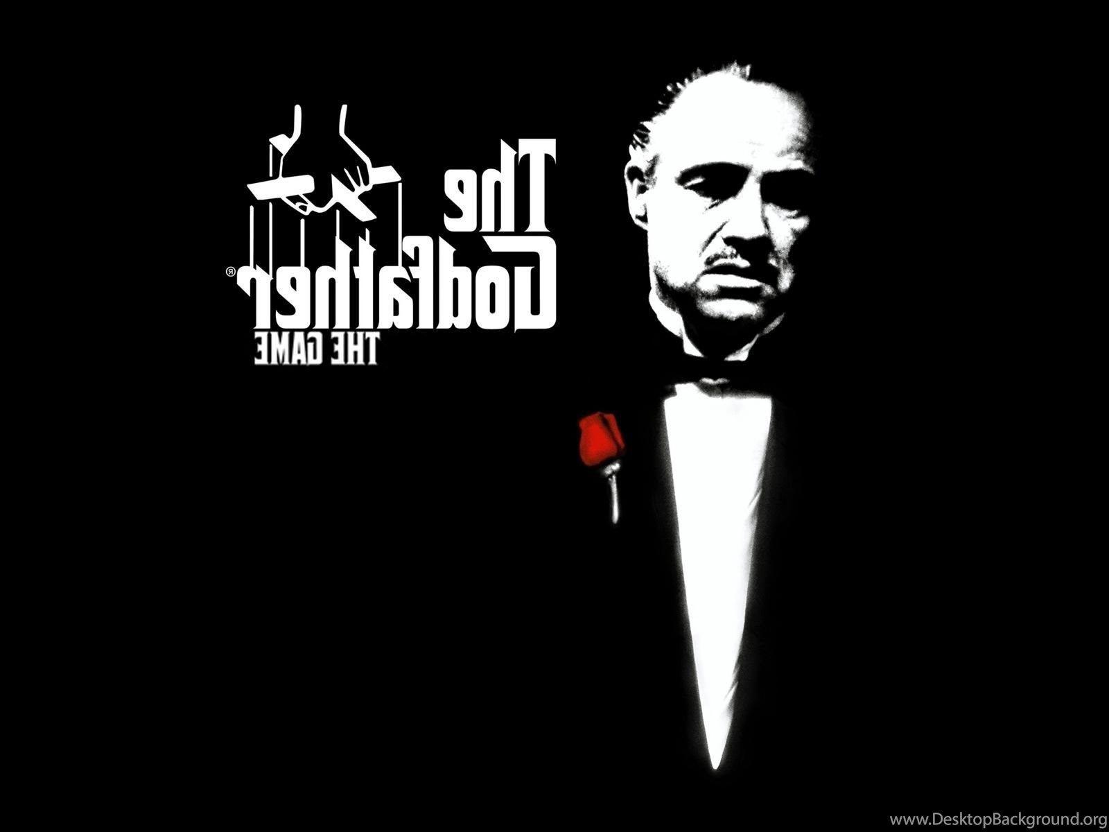 1600x1200 Godfather Marlon Brando Don Vito Corleone Black Desktop Background