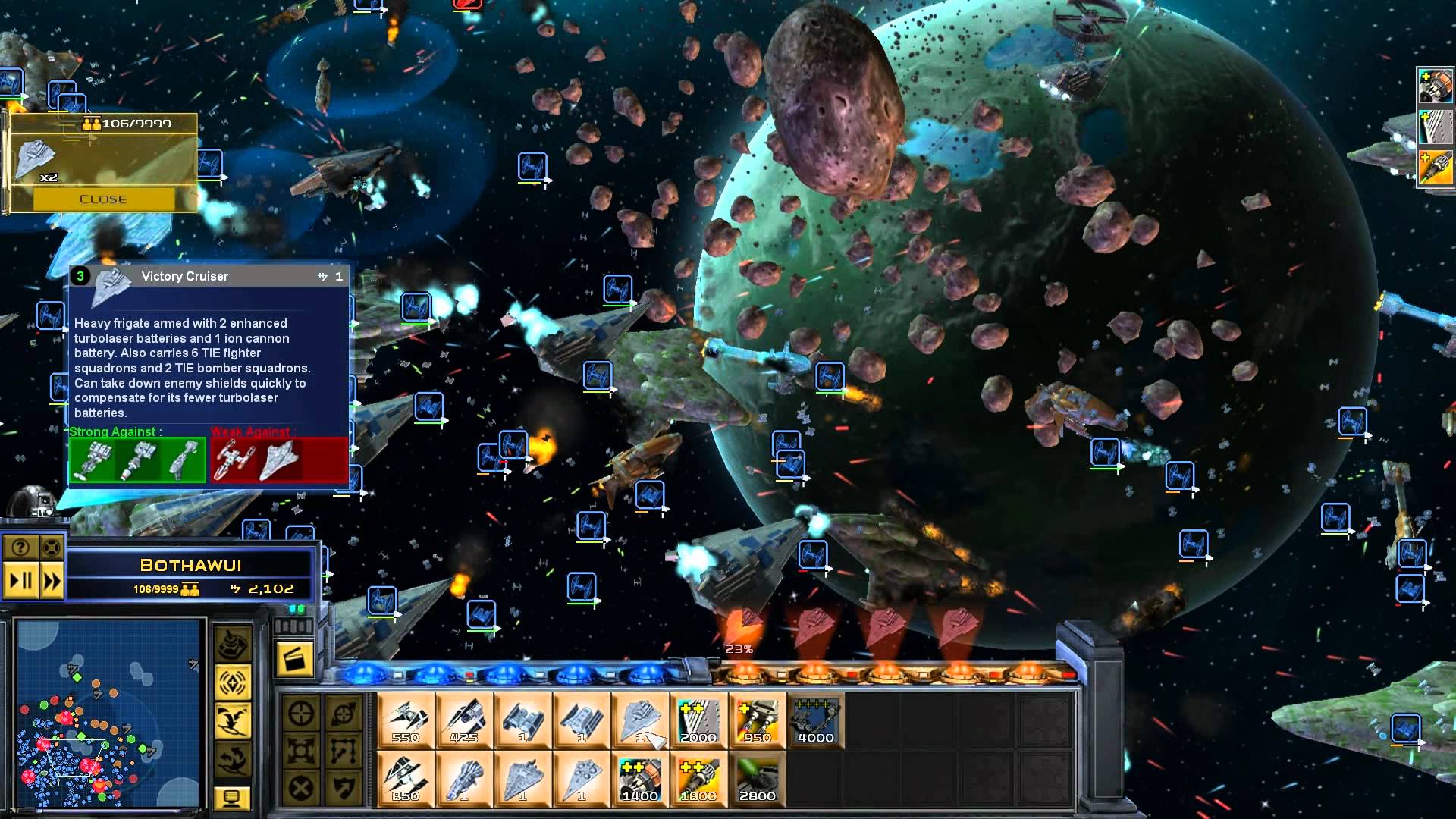1920x1080 Epic Star Wars Battle using modded Empire