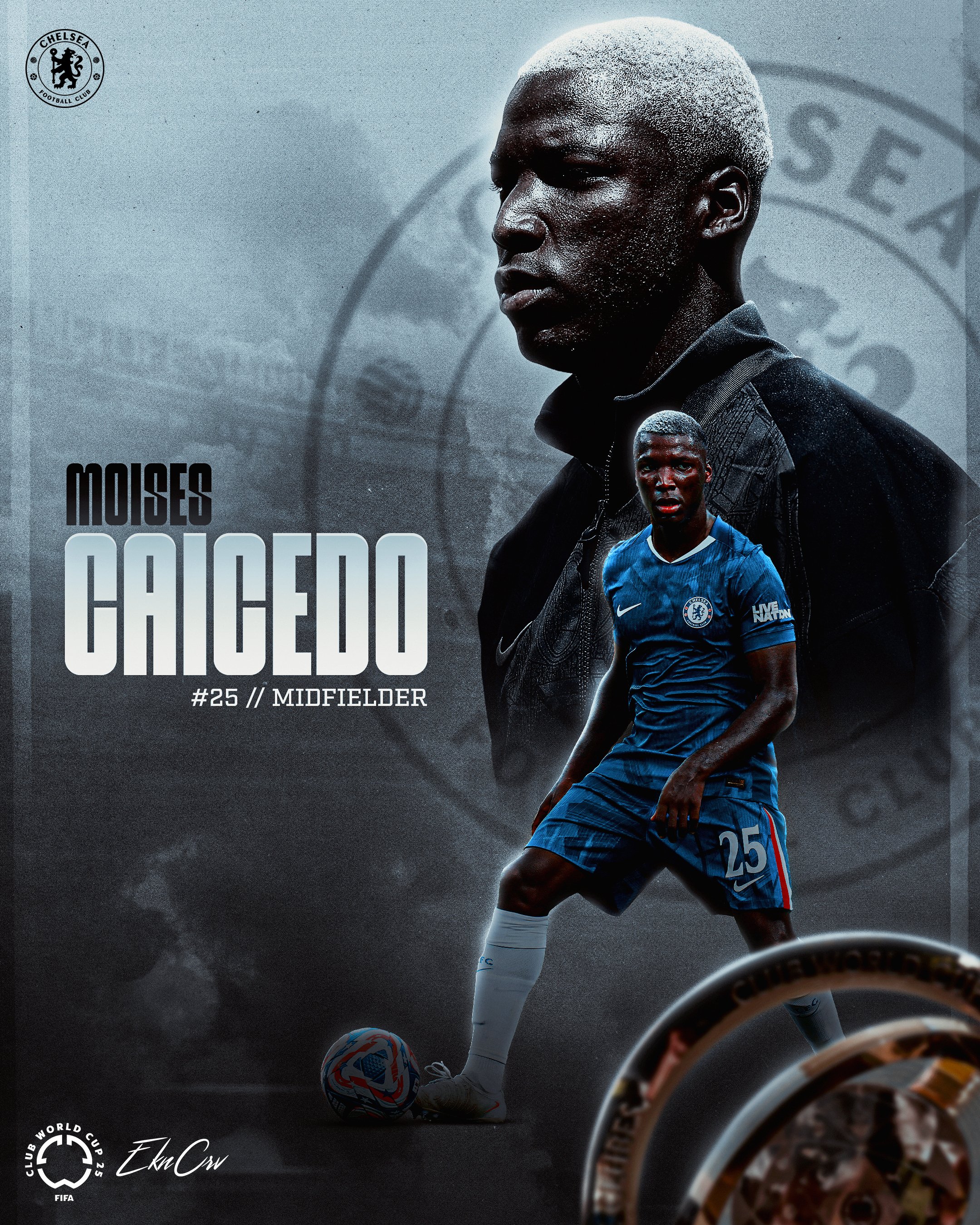 2160x2700 Design I made of Moises Caicedo on the day of the final, along with a phone wallpaper!