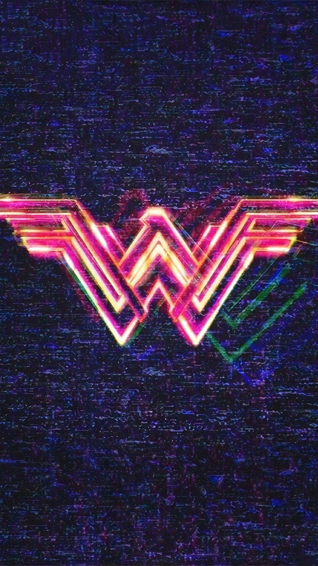 1080x1920 Wonder Woman 1984 Logo 4K Wallpaper