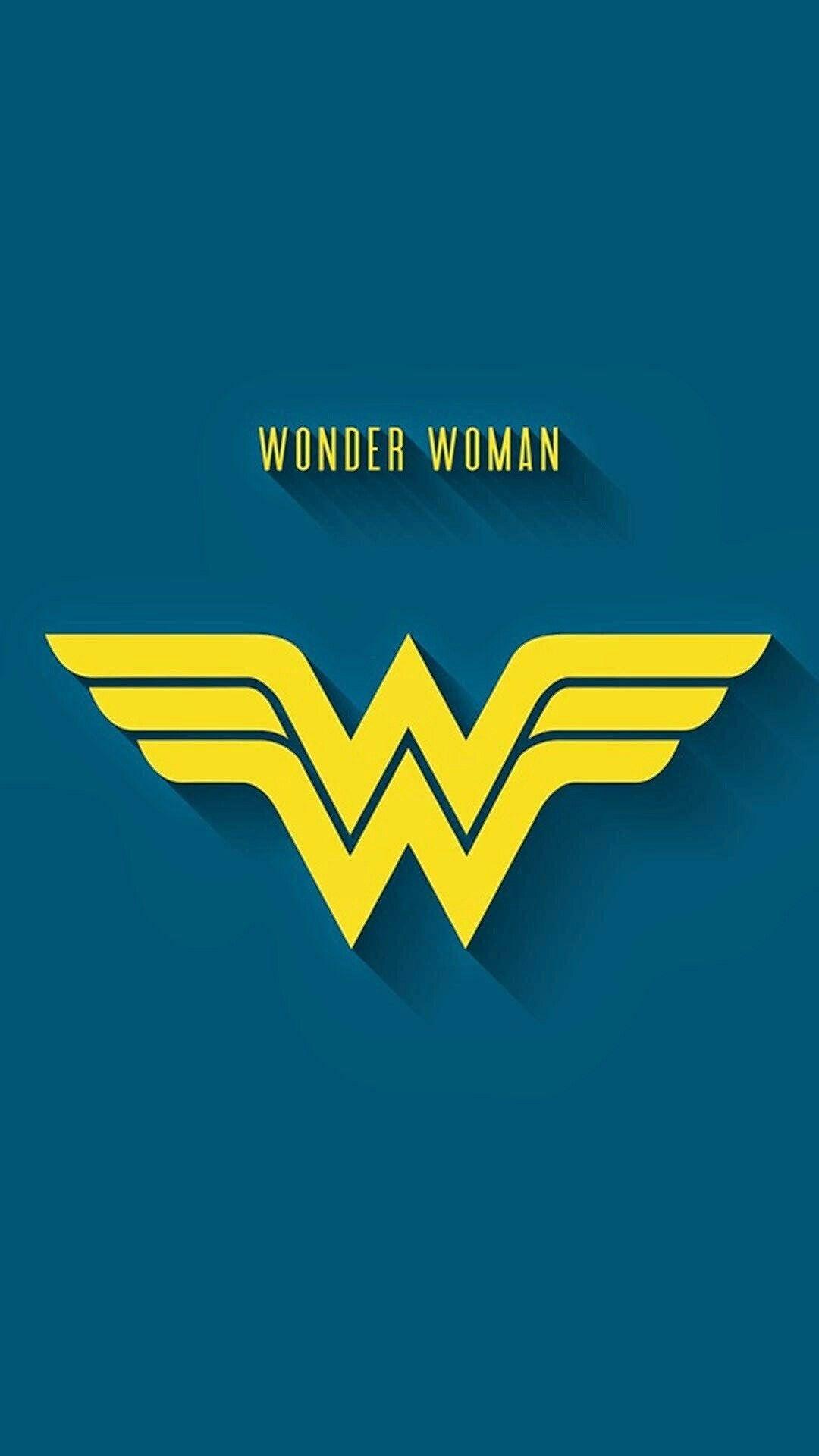 1080x1920 Wonder Woman Logo Wallpaper background picture
