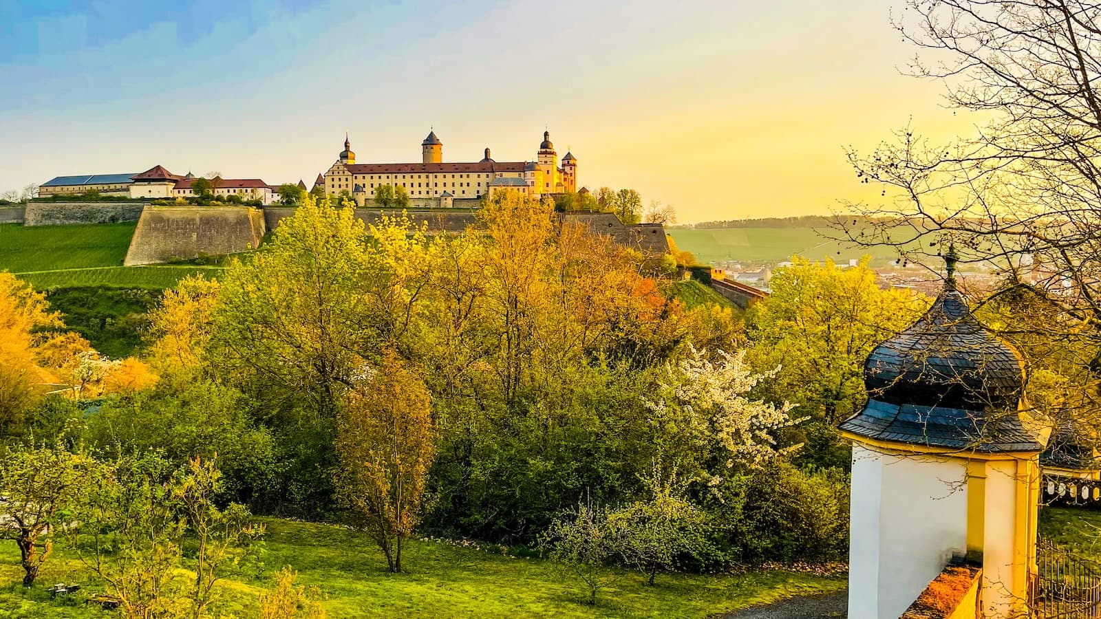 1600x900 Würzburg city & vineyards on the Romantic Road