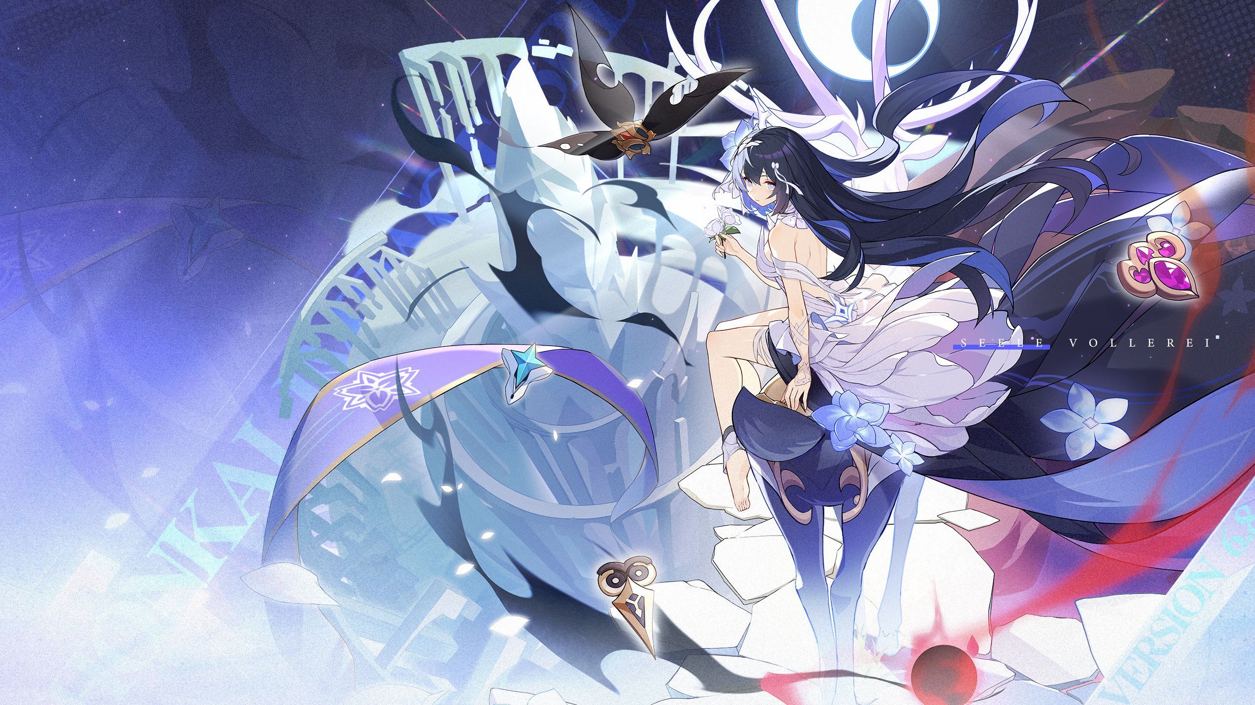 2560x1440 Gorgeous Seele Vollerei Herrscher of Rebirth official wallpaper [Honkai Impact 3rd] Honkai Impact 3rd