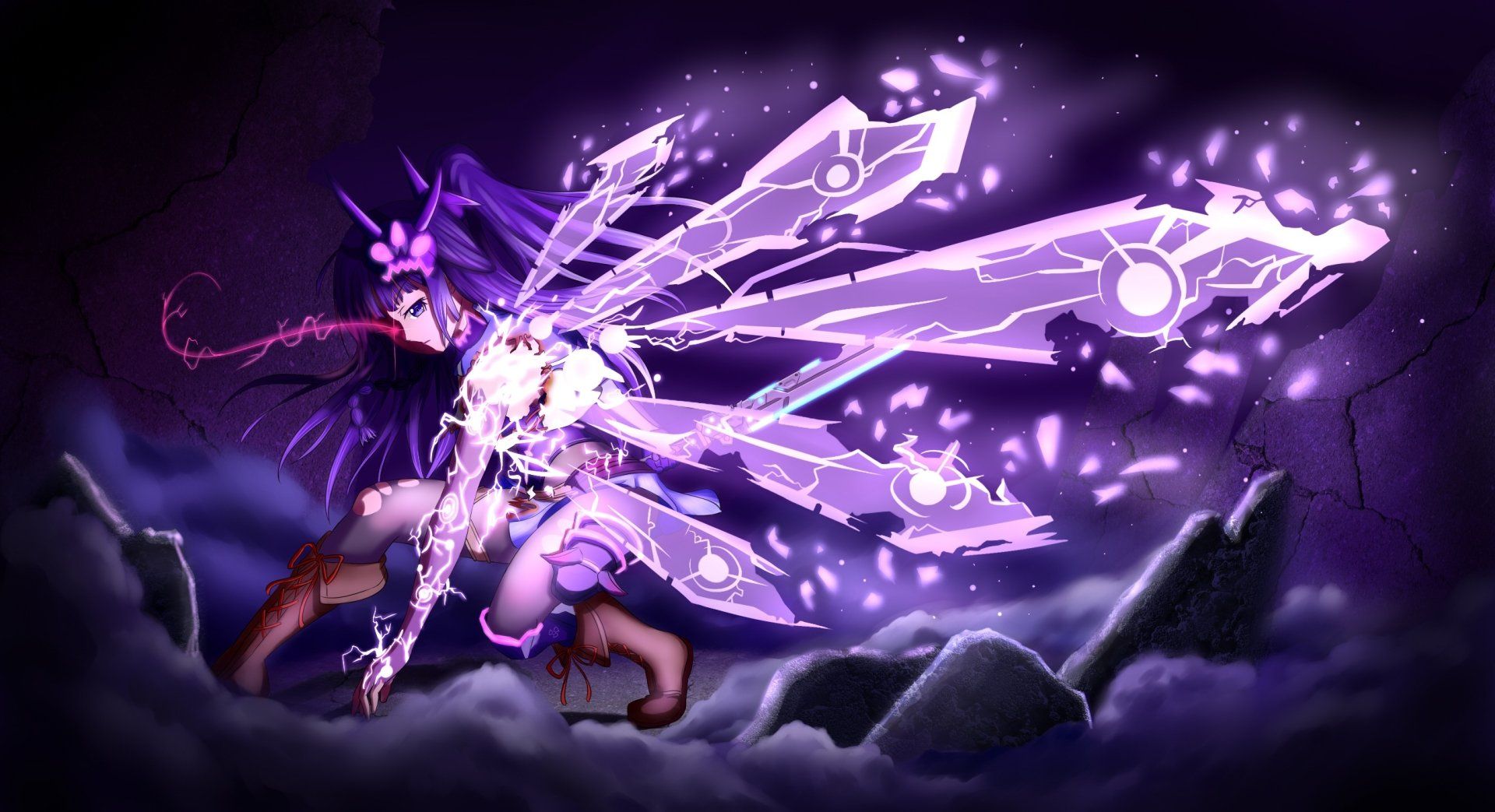 1920x1043 Herrscher of Thunder HD Wallpaper. Honkai Impact 3rd Epic Moment by 電瘋扇x1440