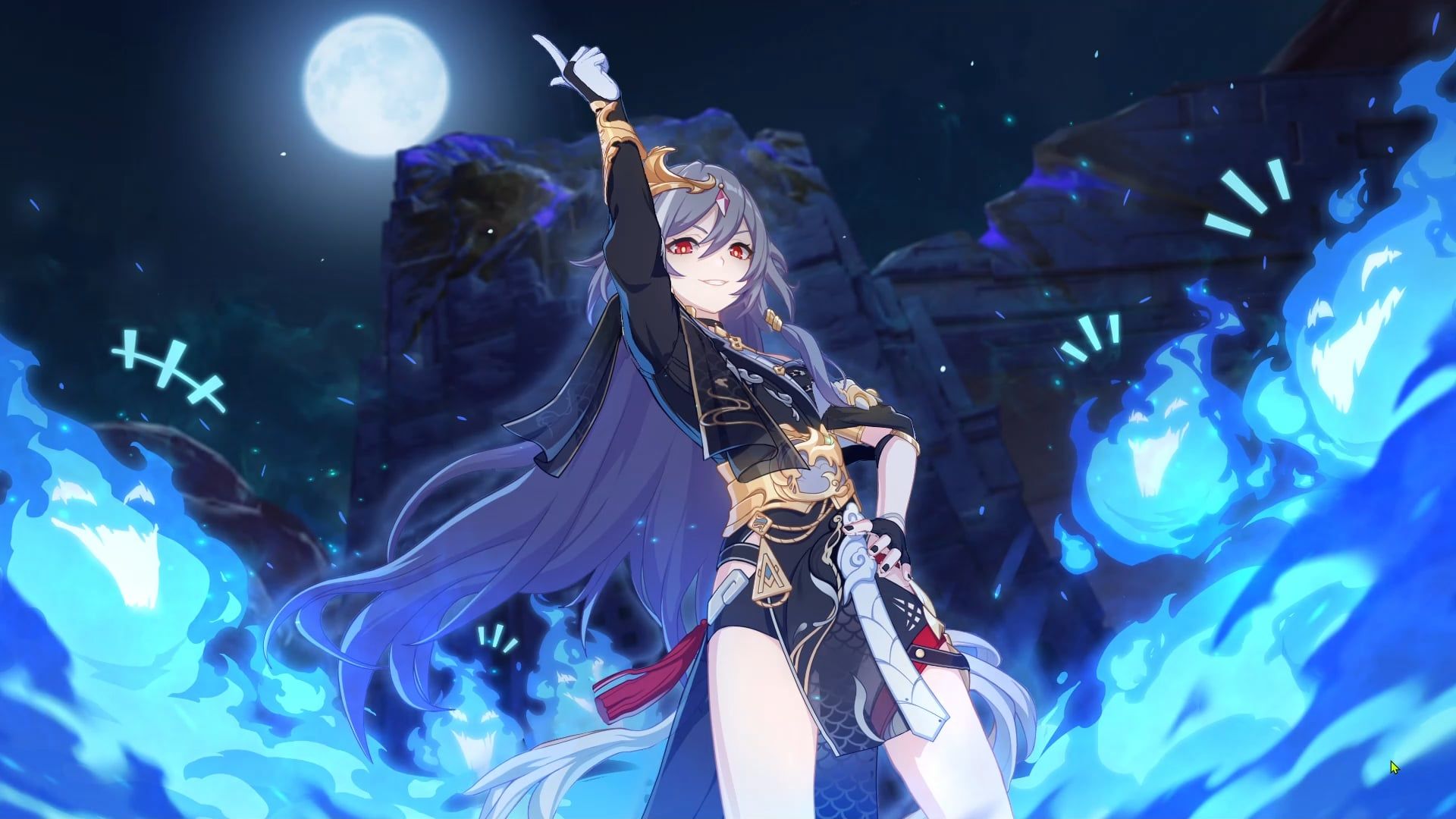 1920x1080 [4k Audio Responsive Herrscher of Sentience, Wallpaper Animated by me on Wallpaper Engine. Preview shown here has Forest Capriccio Concert Version of Domineer playing in the background