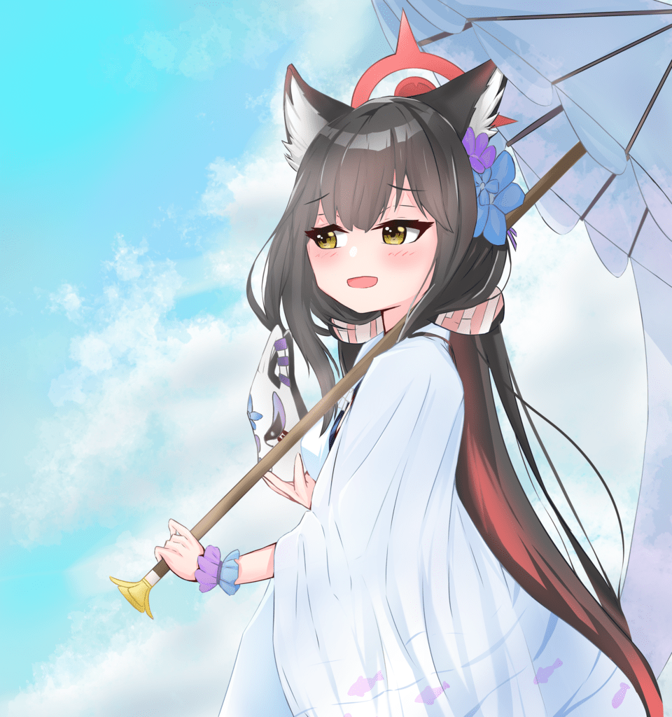 960x1024 Kosaka Wakamo (Swimsuit ver.) flyingkite ART street