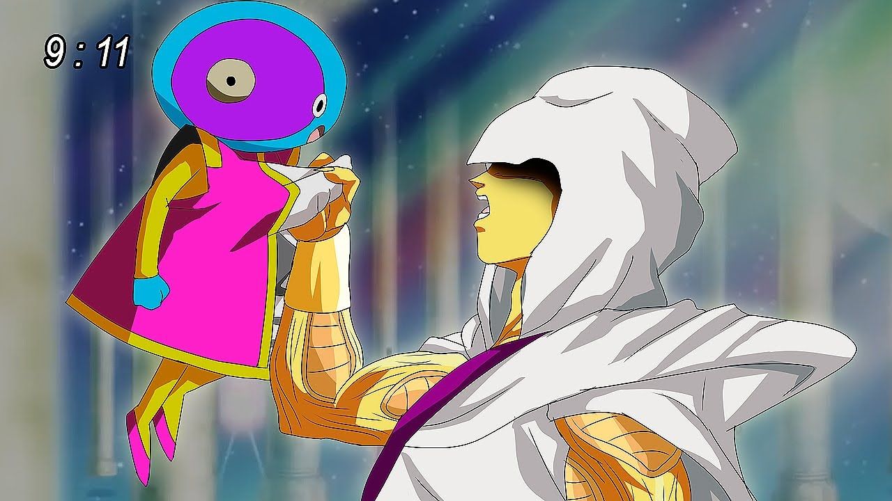 1280x720 Zalama The Creator of the Super Spheres Visits Zeno in his Palace THE MOST POWERFUL!